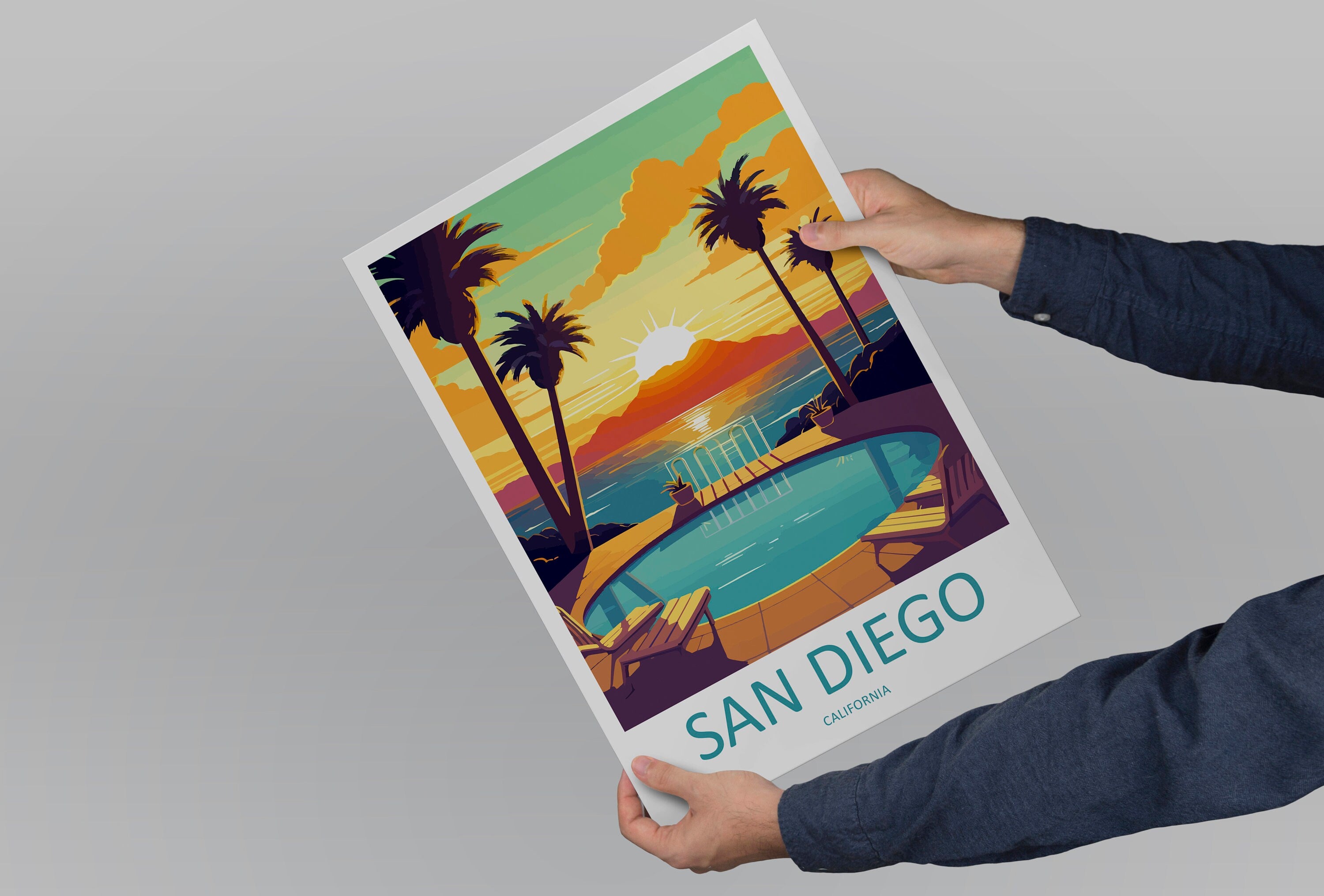 San Diego Travel Print