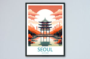 Seoul Travel Print