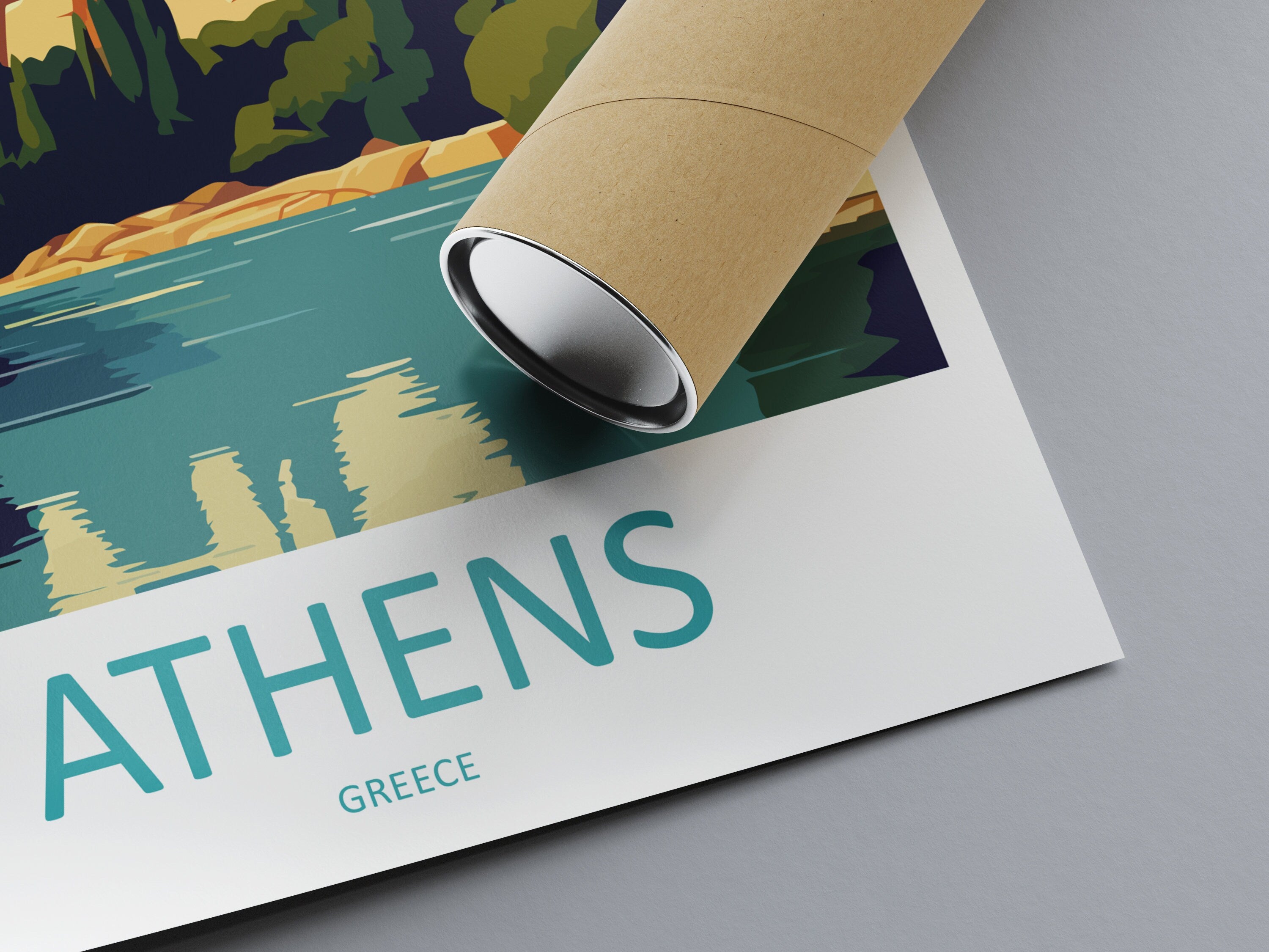 Athens Travel Print