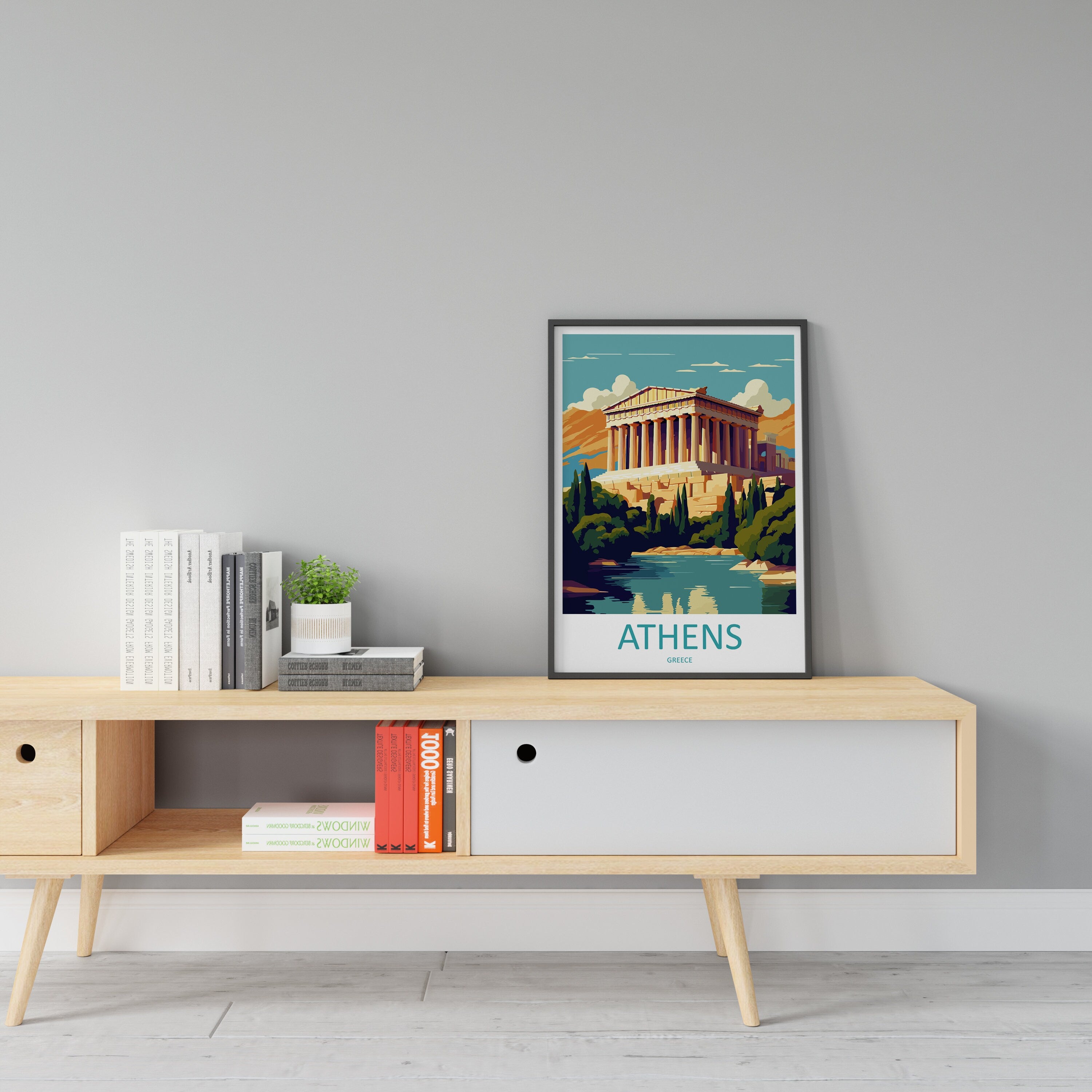 Athens Travel Print