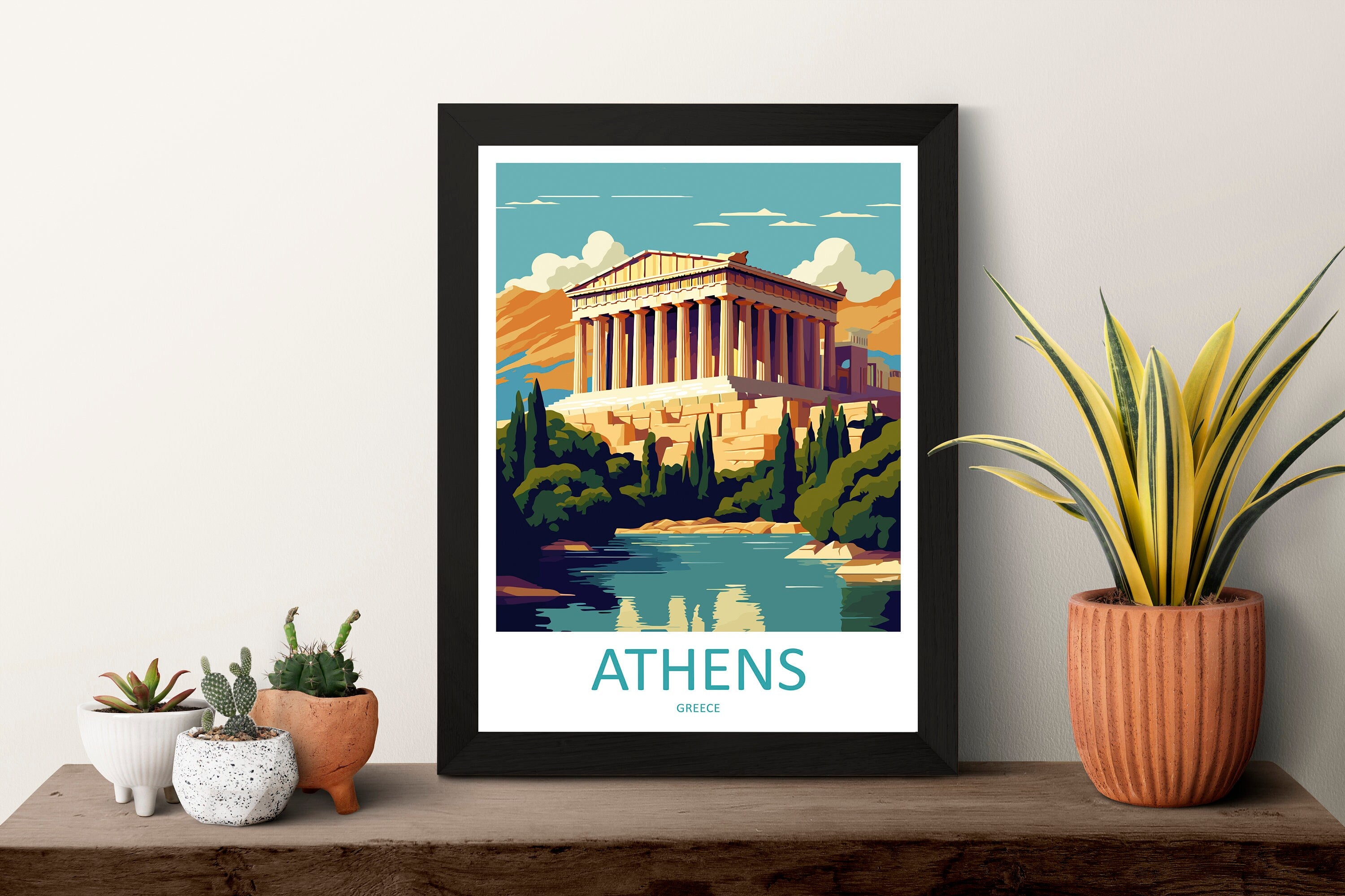 Athens Travel Print