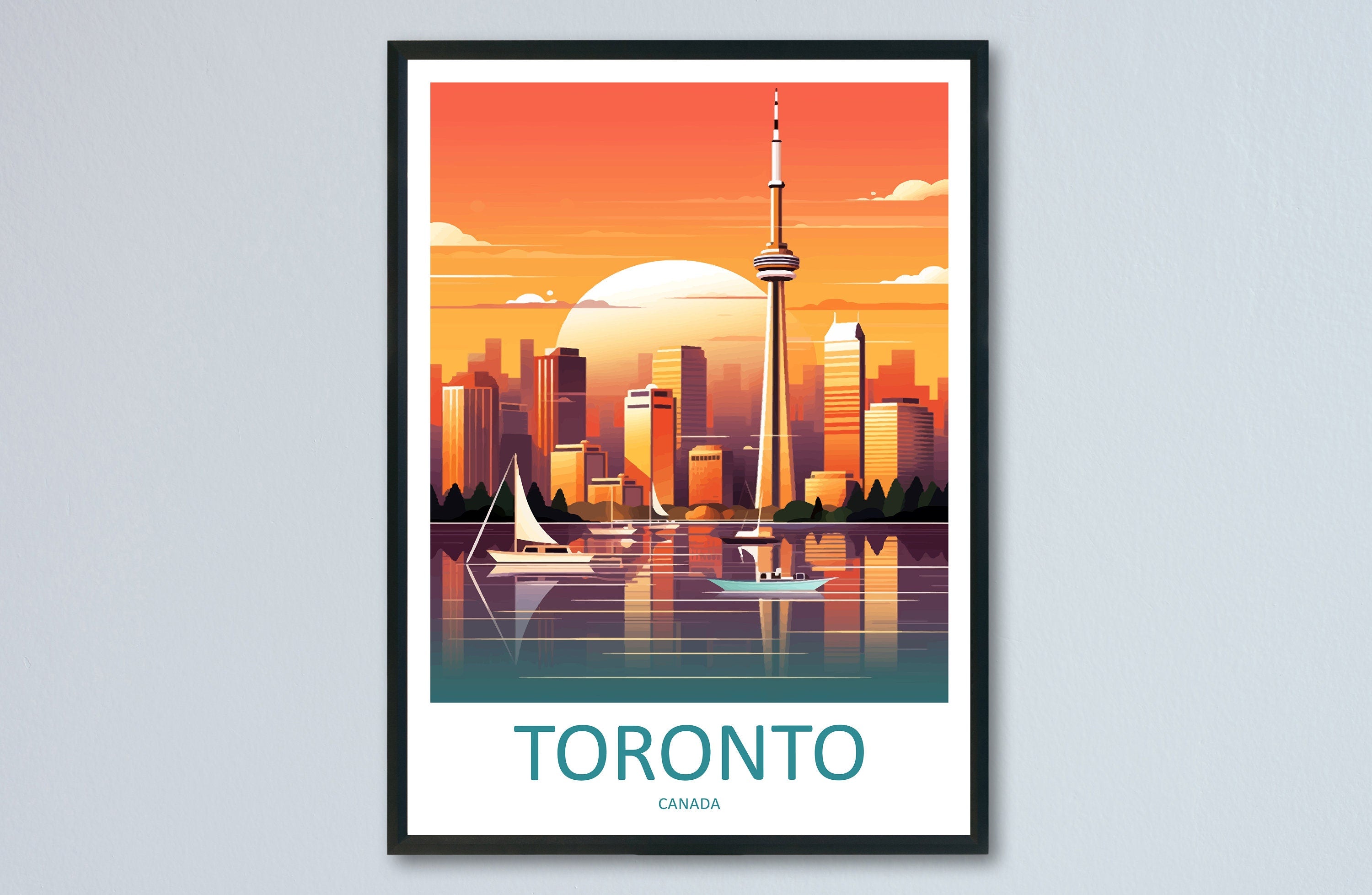 Toronto Travel Print