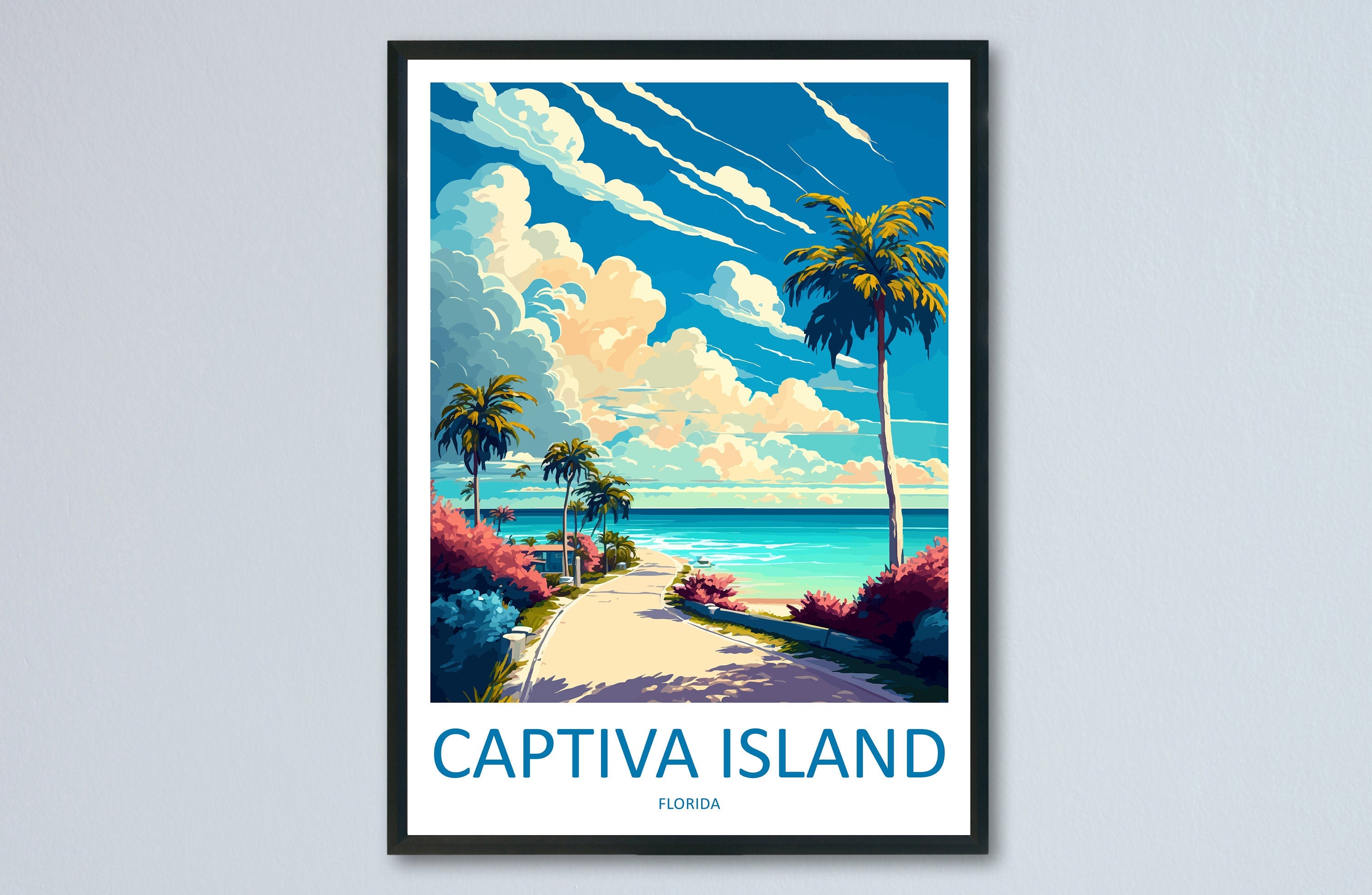 Captiva Island Travel Print