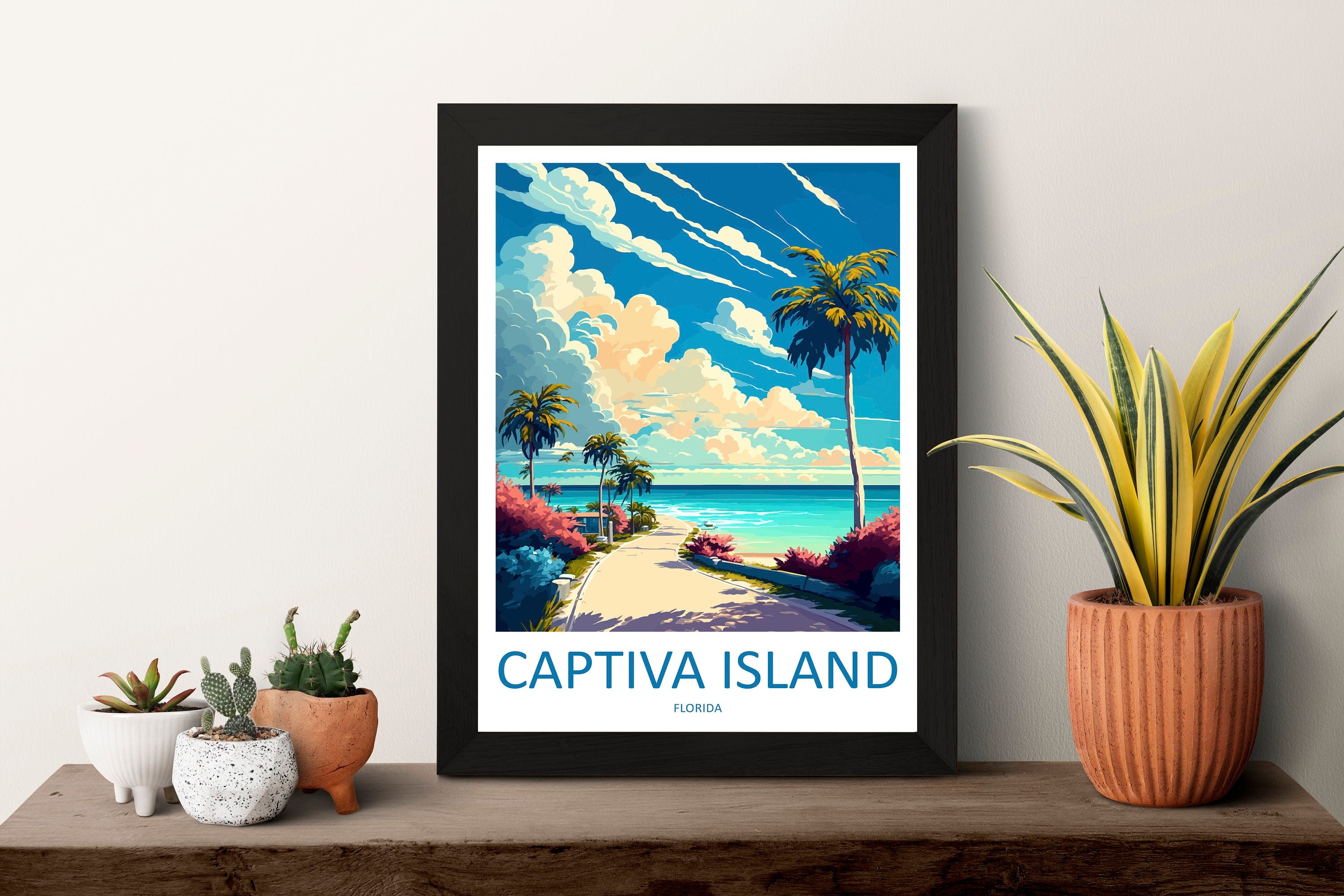 Captiva Island Travel Print