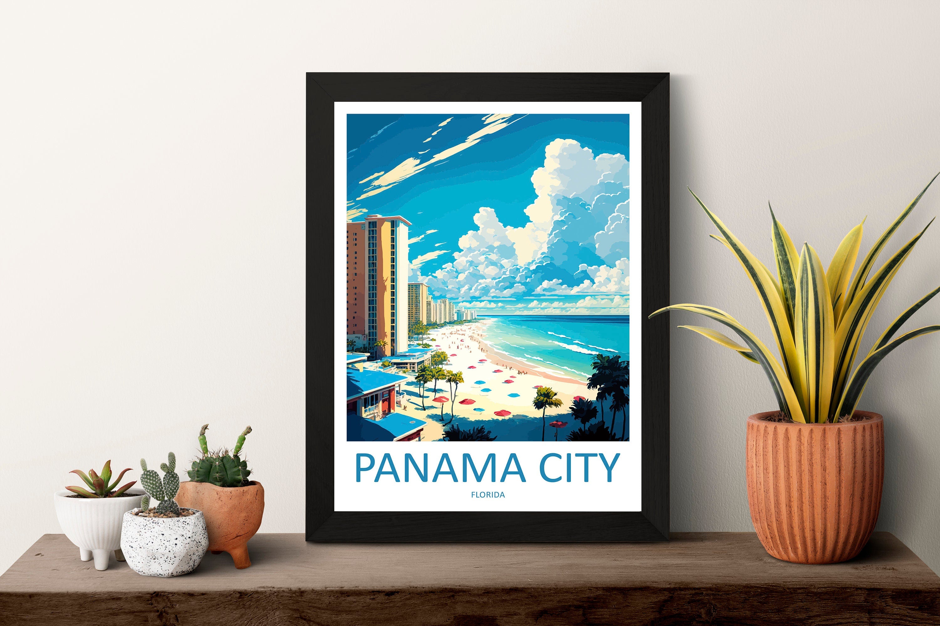 Panama City Travel Print