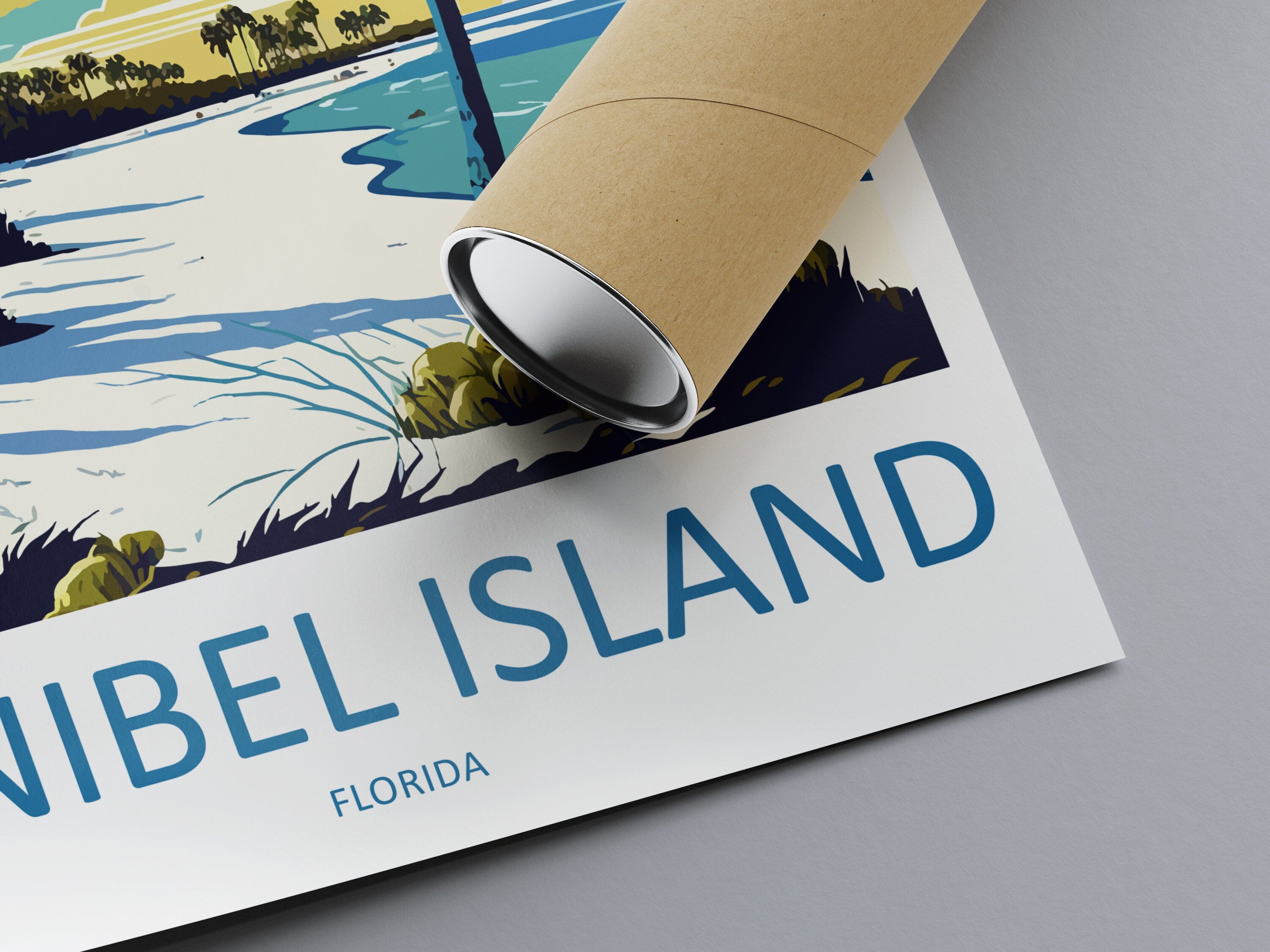 Sanibel Island Travel Print