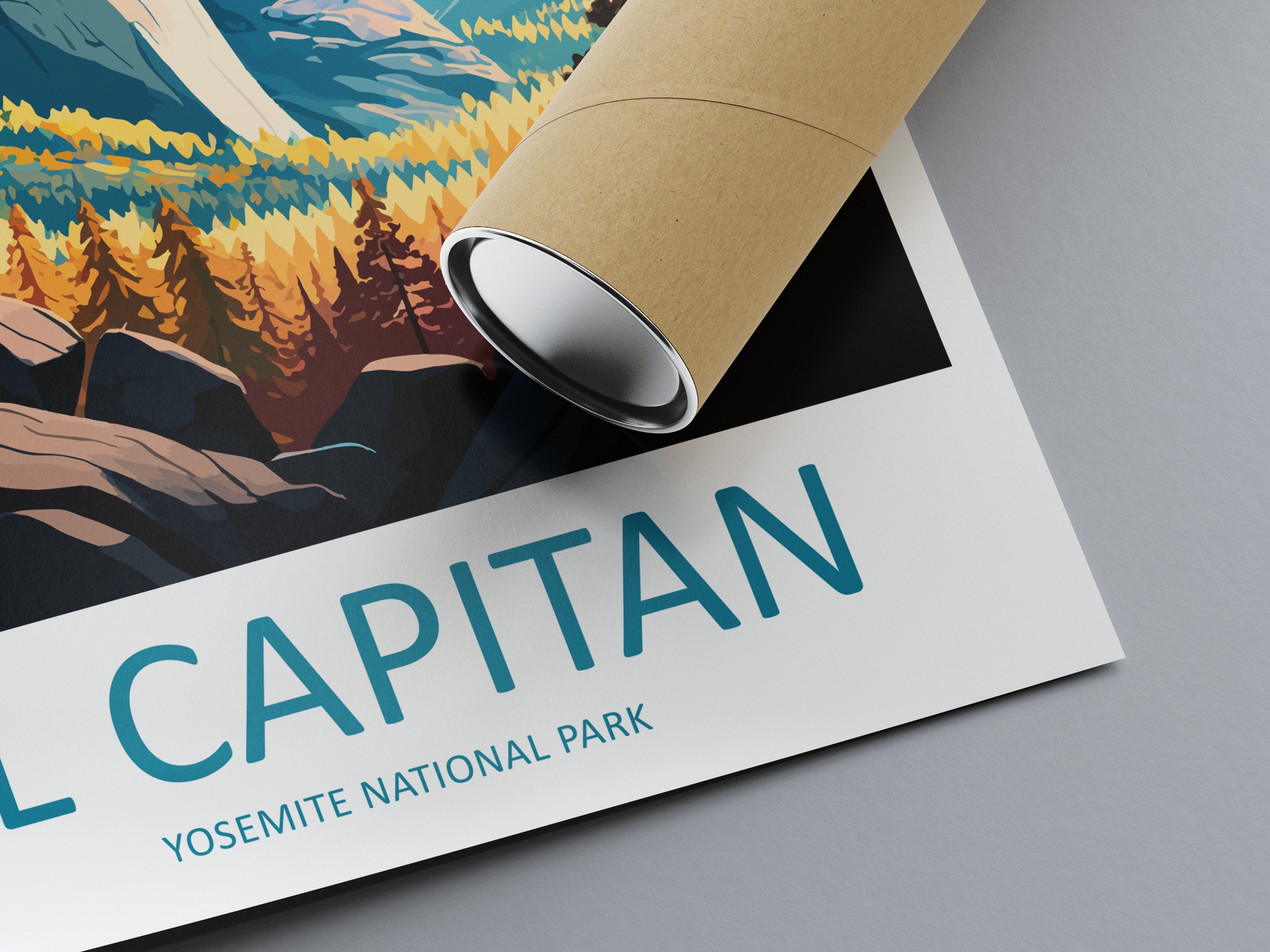 Yosemite El Capitan Travel Print