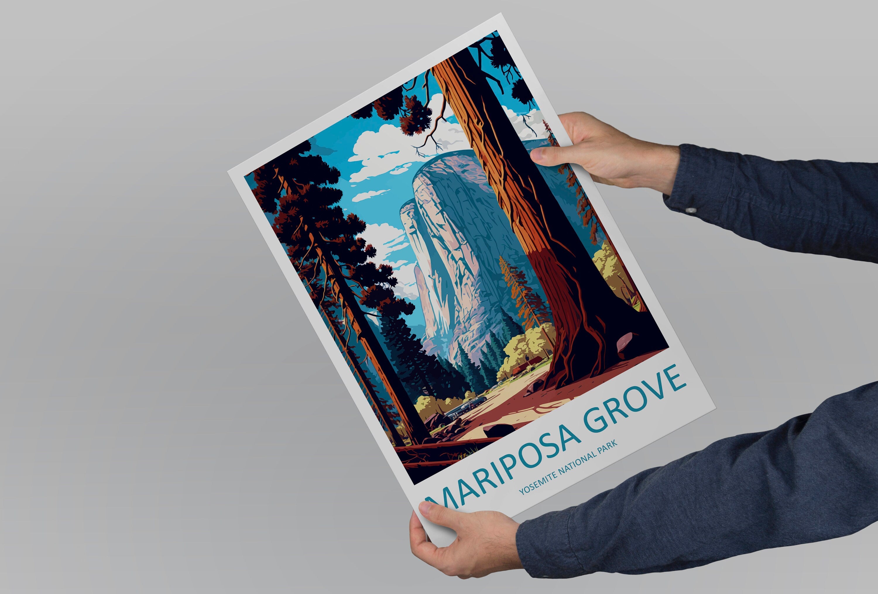 Yosemite Mariposa Grove Travel Print