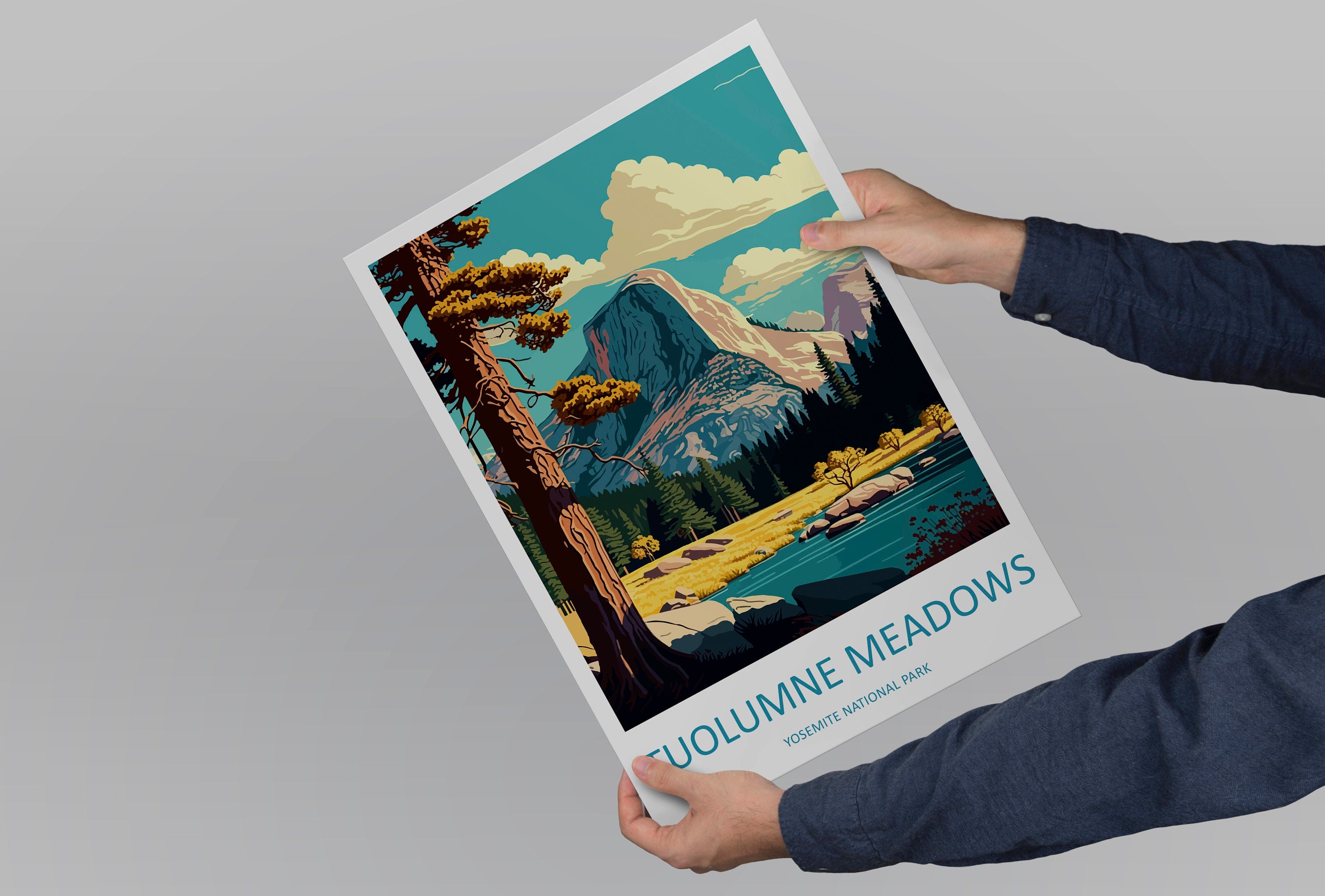 Yosemite Tuolumne Meadows Travel Print