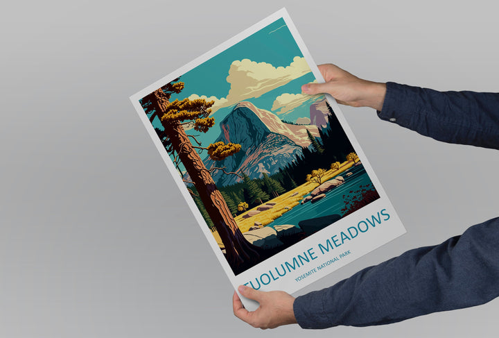 Yosemite Tuolumne Meadows Travel Print Wall Art Yosemite Tuolumne Meadows Wall Hanging Home Décor Tuolumne Meadows Gift Art Lovers