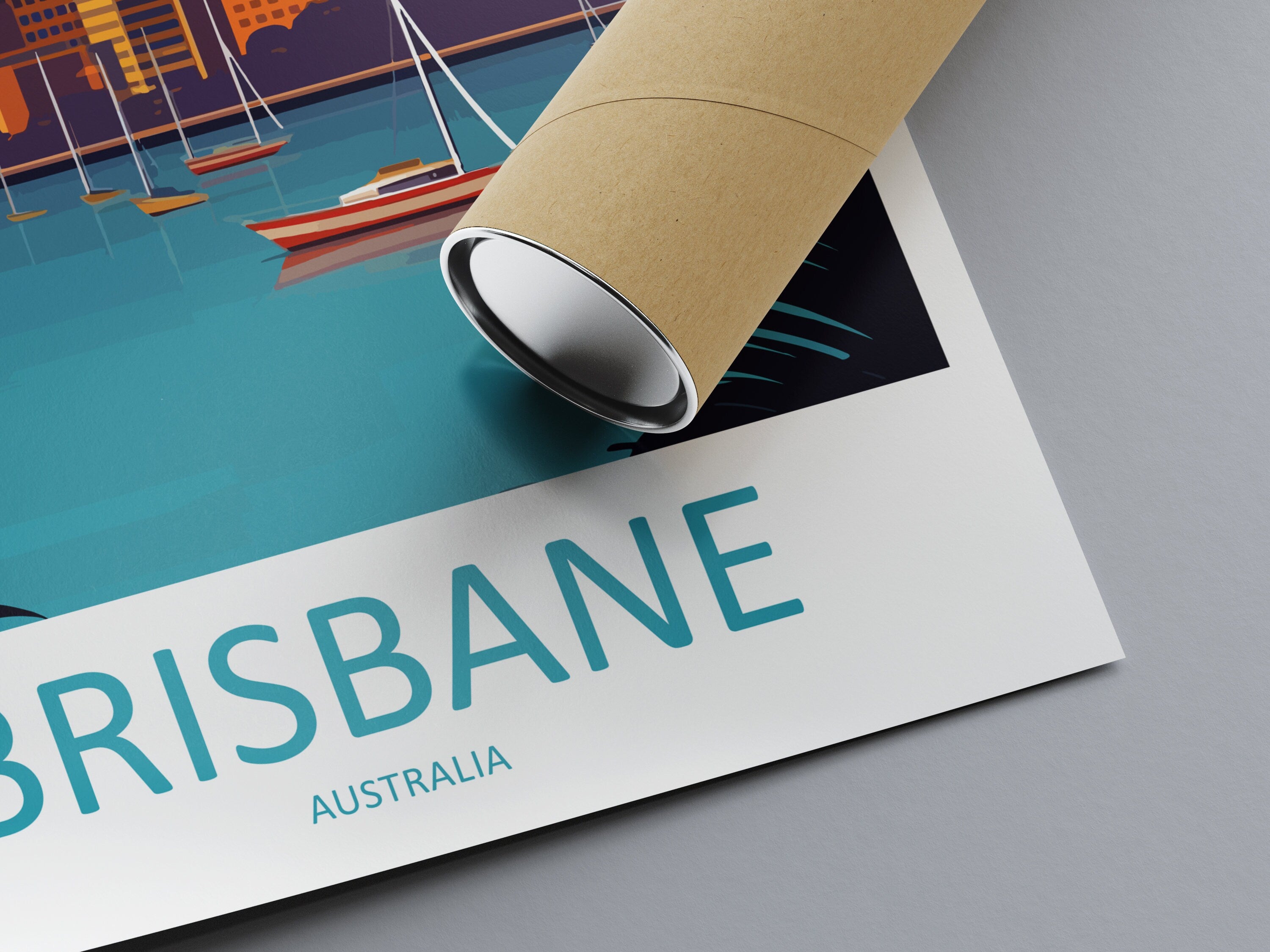 Brisbane Travel Print