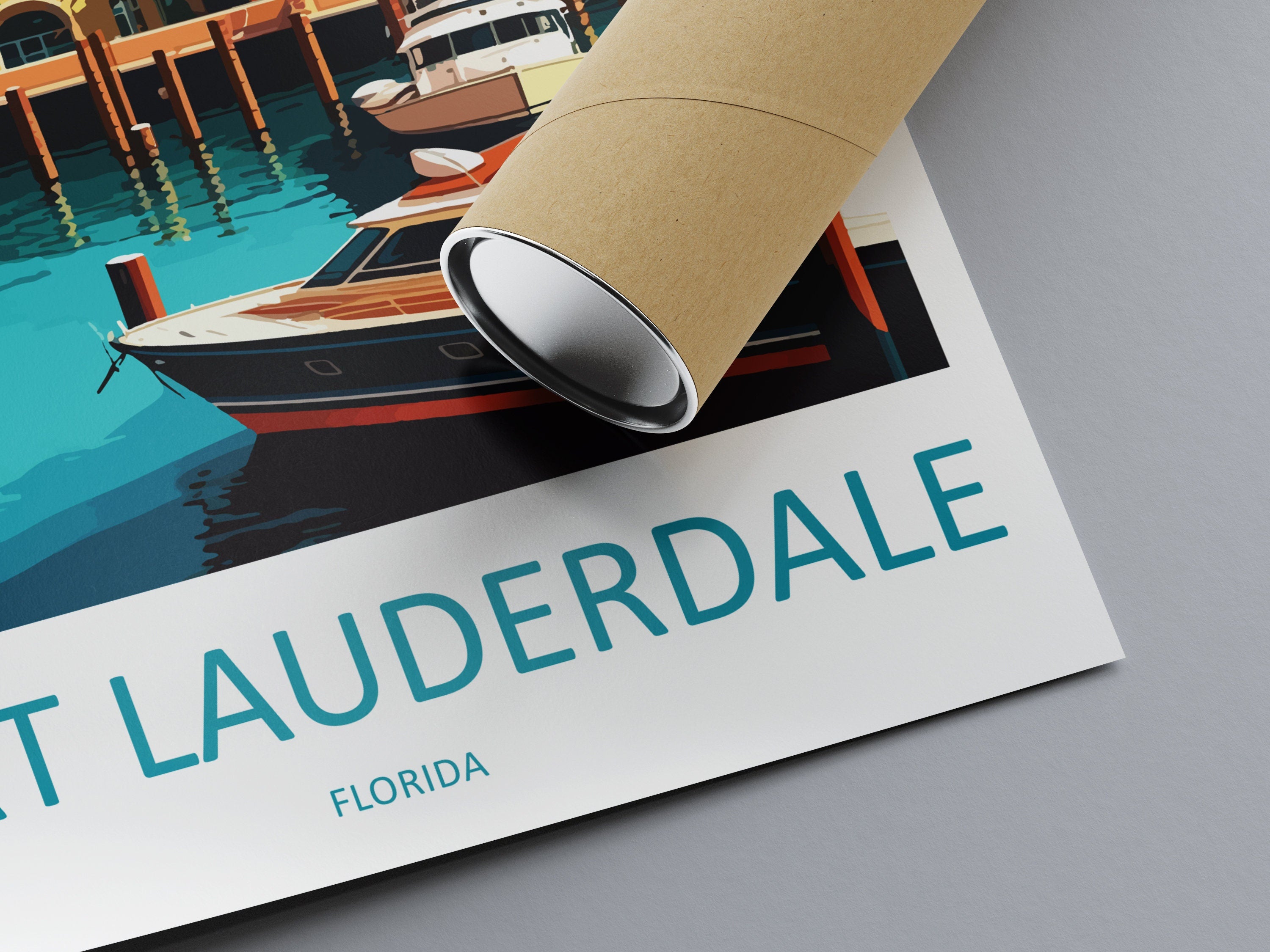 Fort Lauderdale Travel Print