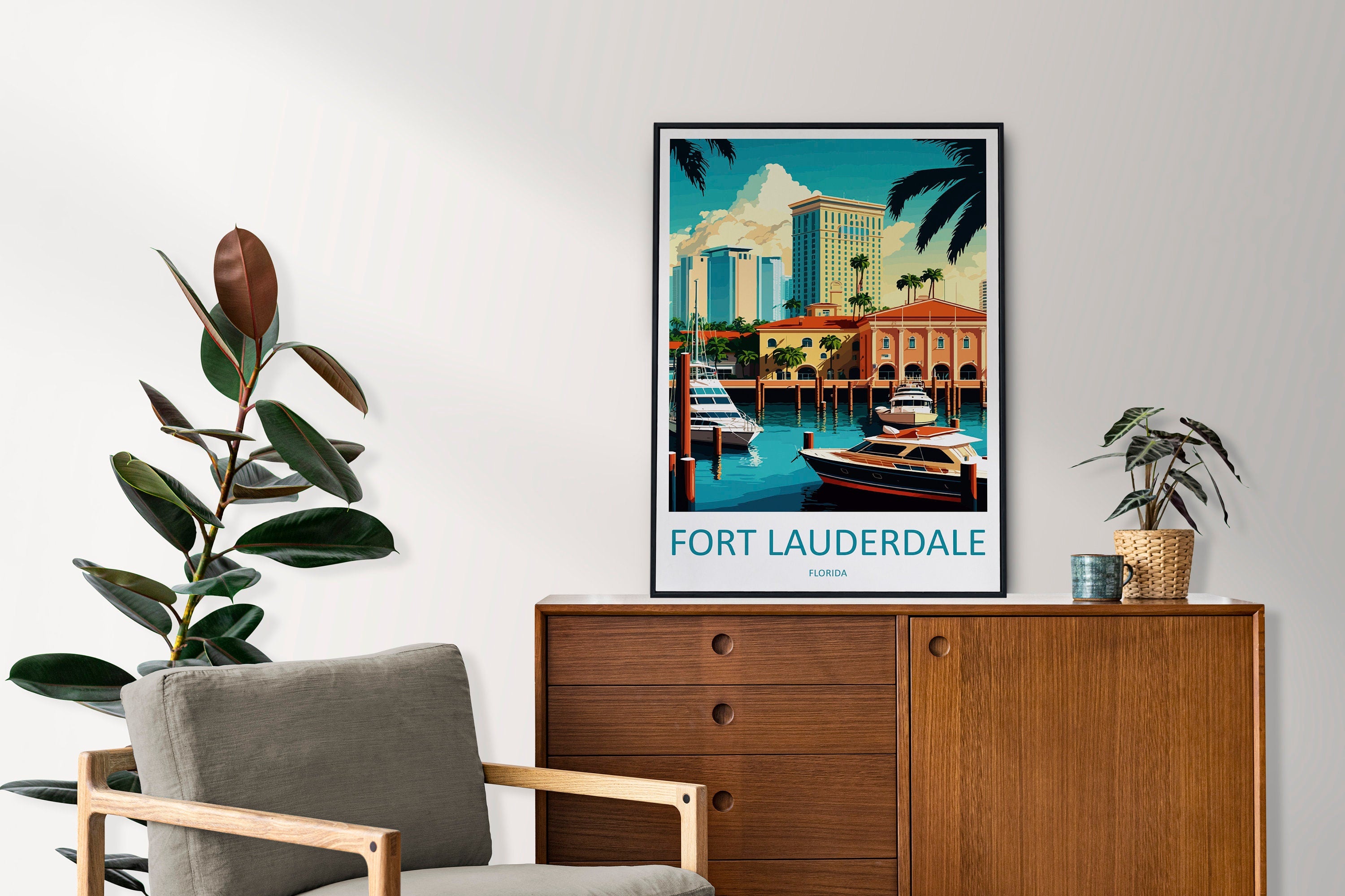 Fort Lauderdale Travel Print