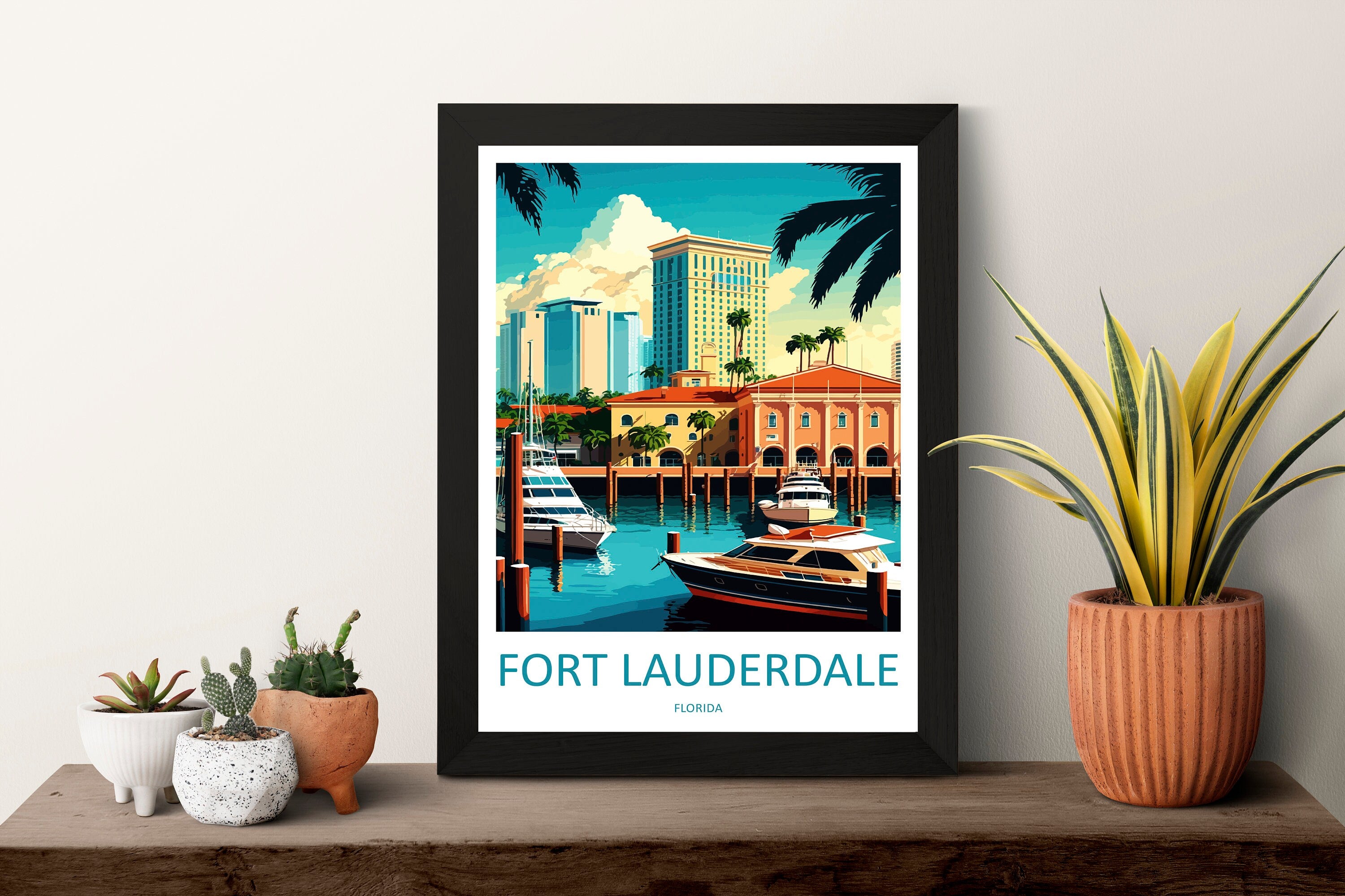 Fort Lauderdale Travel Print