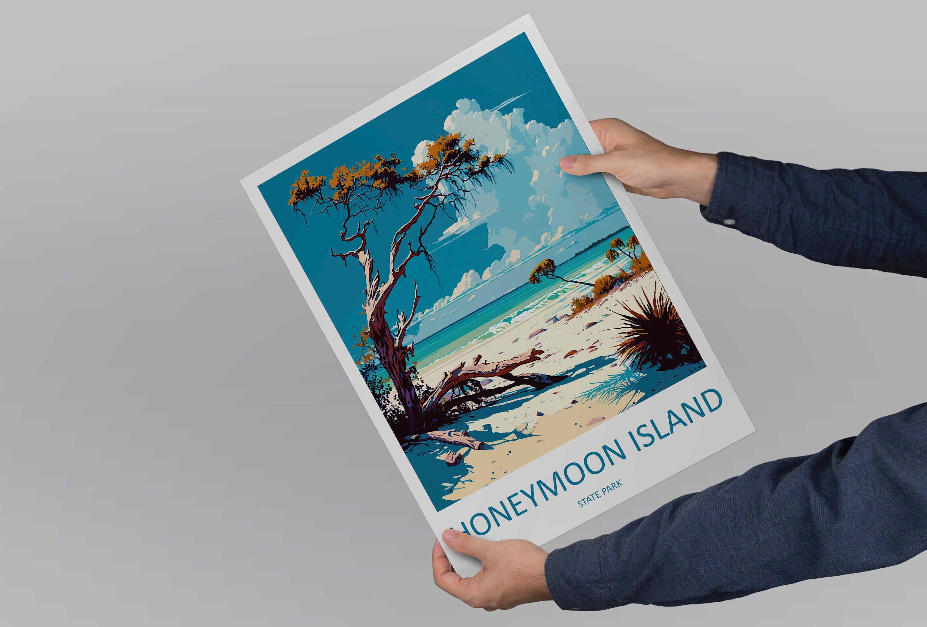 Honeymoon Islands State Park Travel Print