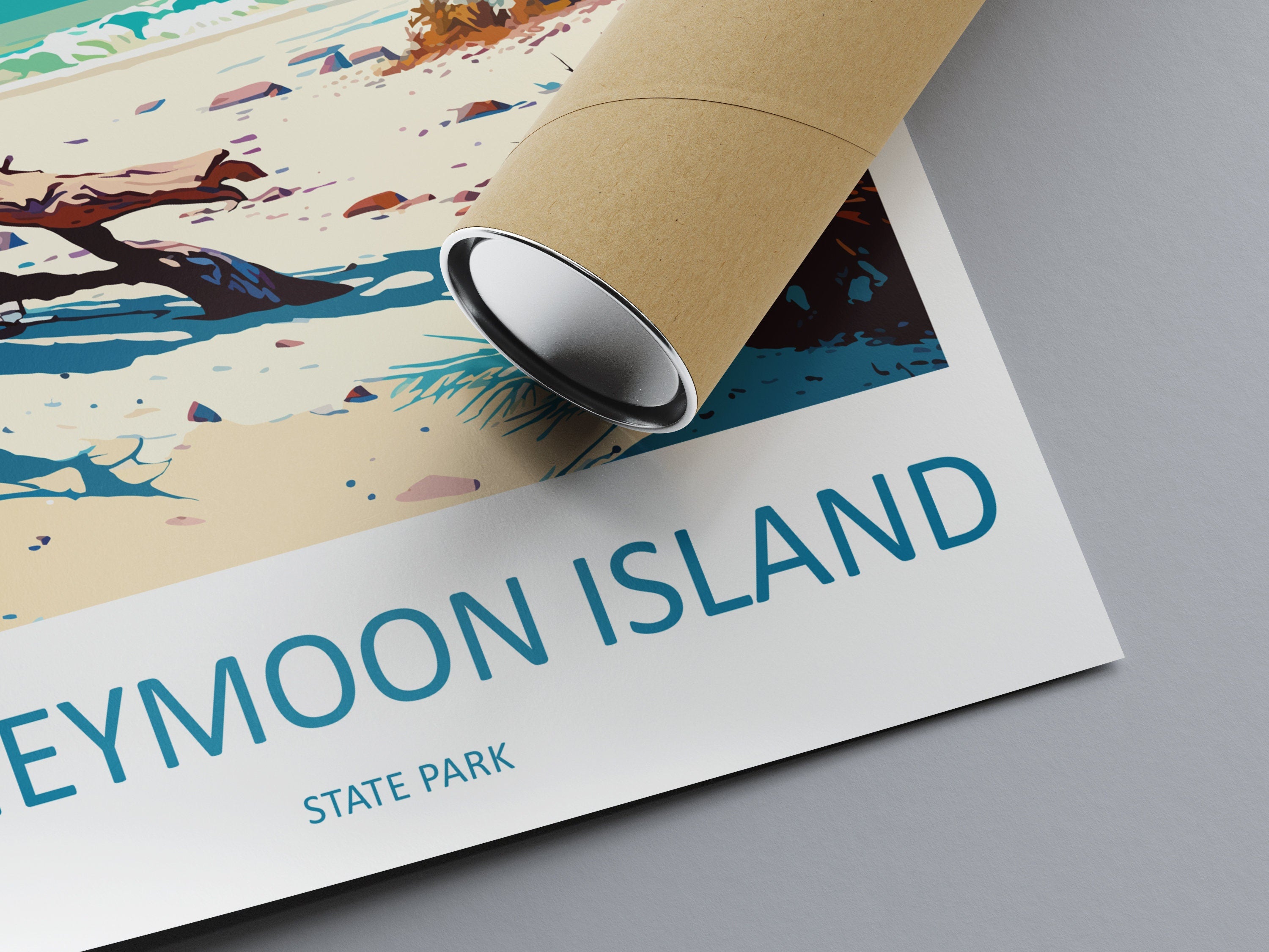 Honeymoon Islands State Park Travel Print