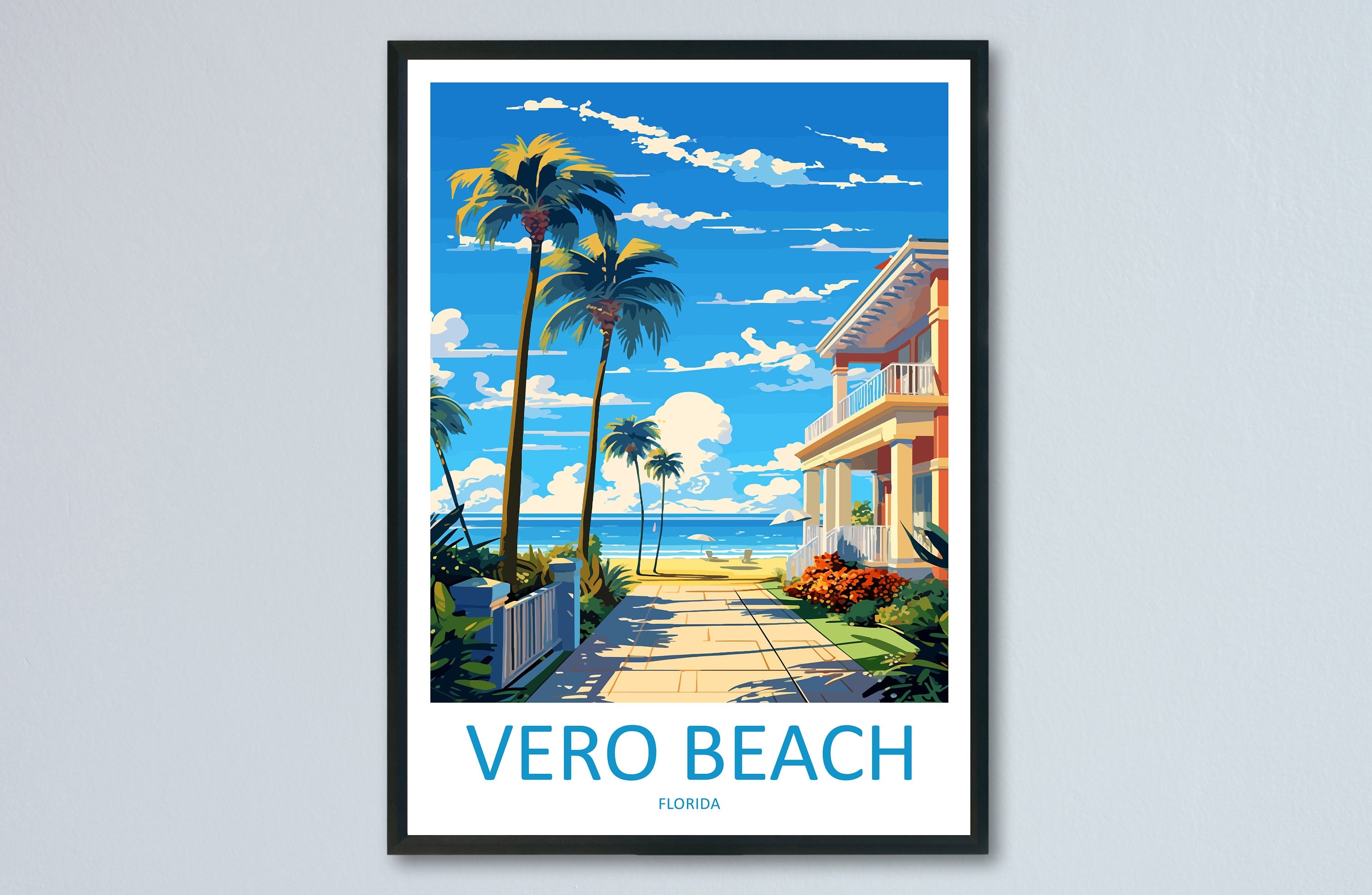 Vero Beach Travel Print