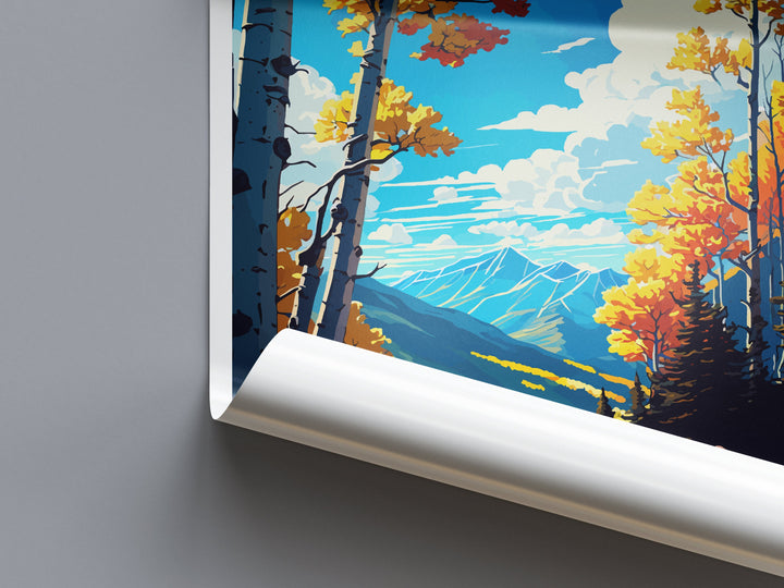 Aspen Ski Resort Travel Print Wall Art Aspen Ski Resort Wall Hanging Home Décor Aspen Ski Resort Gift Art Lovers Colorado Art Lover Gift
