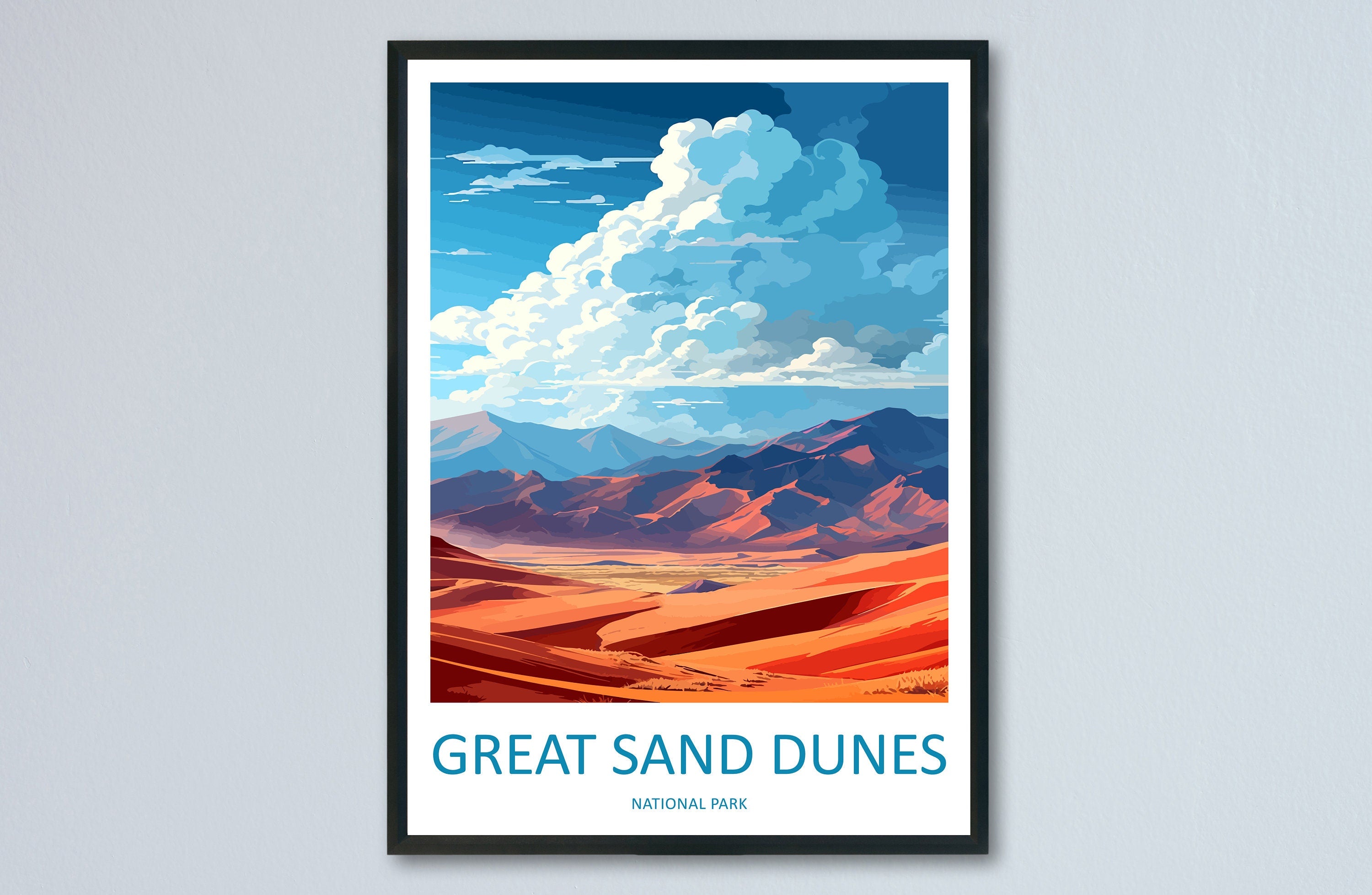 Great Sand Dunes National Park Travel Print