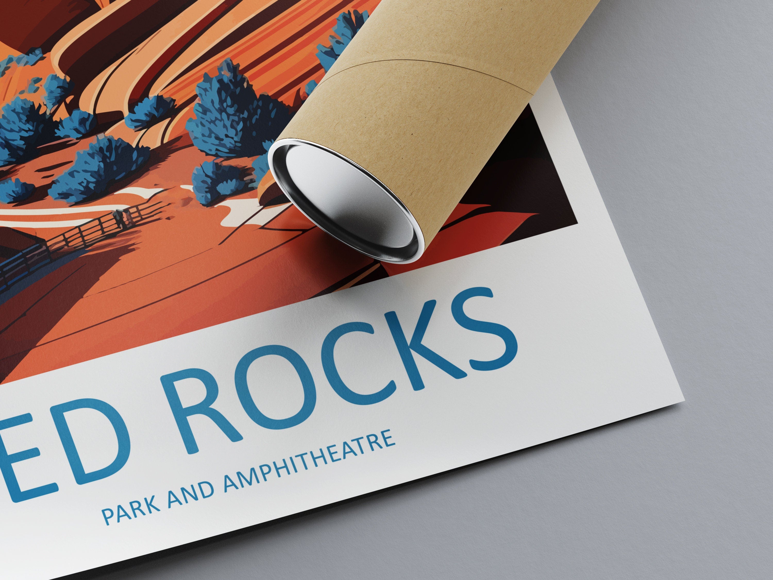 Red Rocks Park And Amphitheatre Travel Print