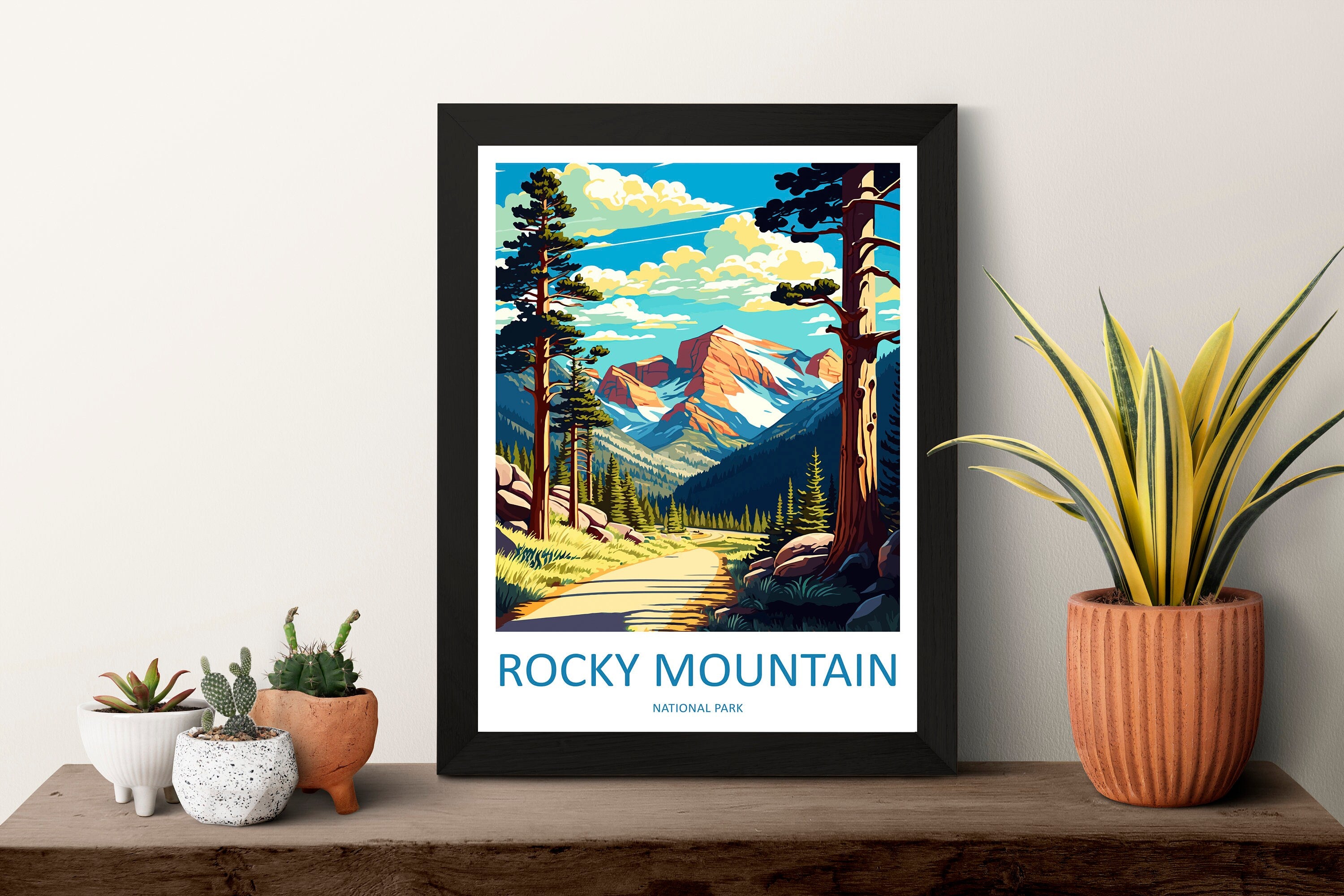 Rocky Mountain National Park Travel Print