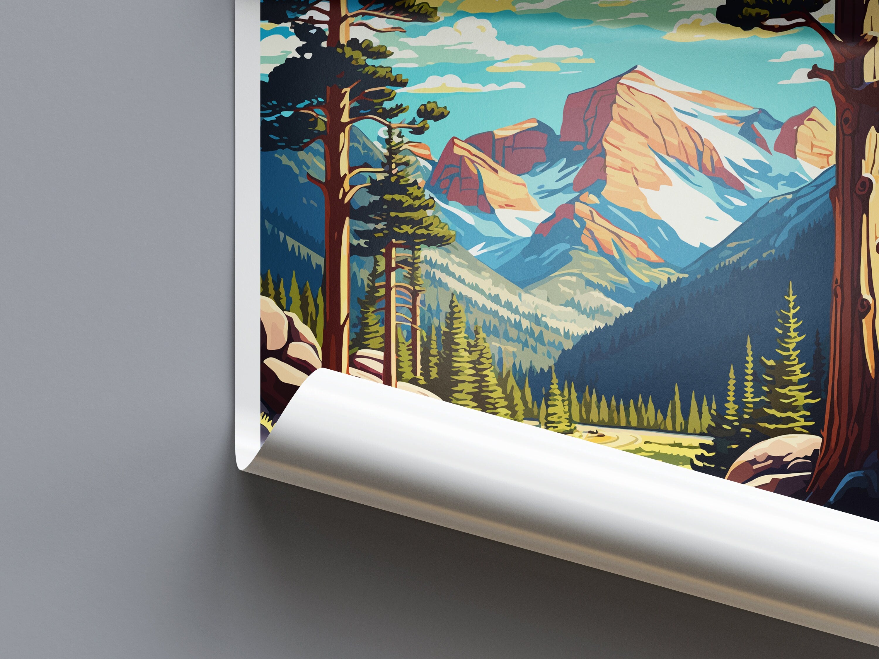 Rocky Mountain National Park Travel Print