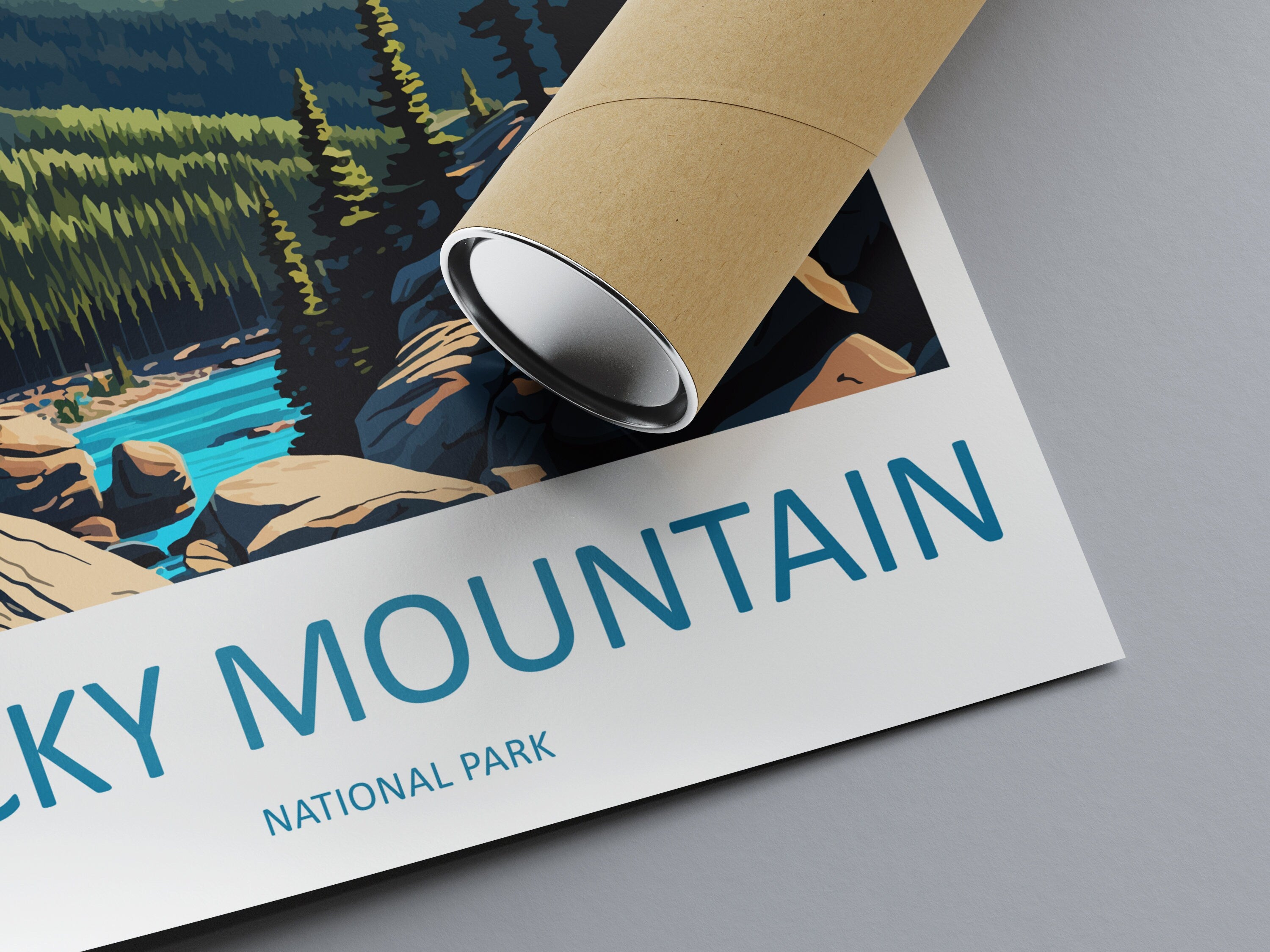 Rocky Mountain National Park Travel Print