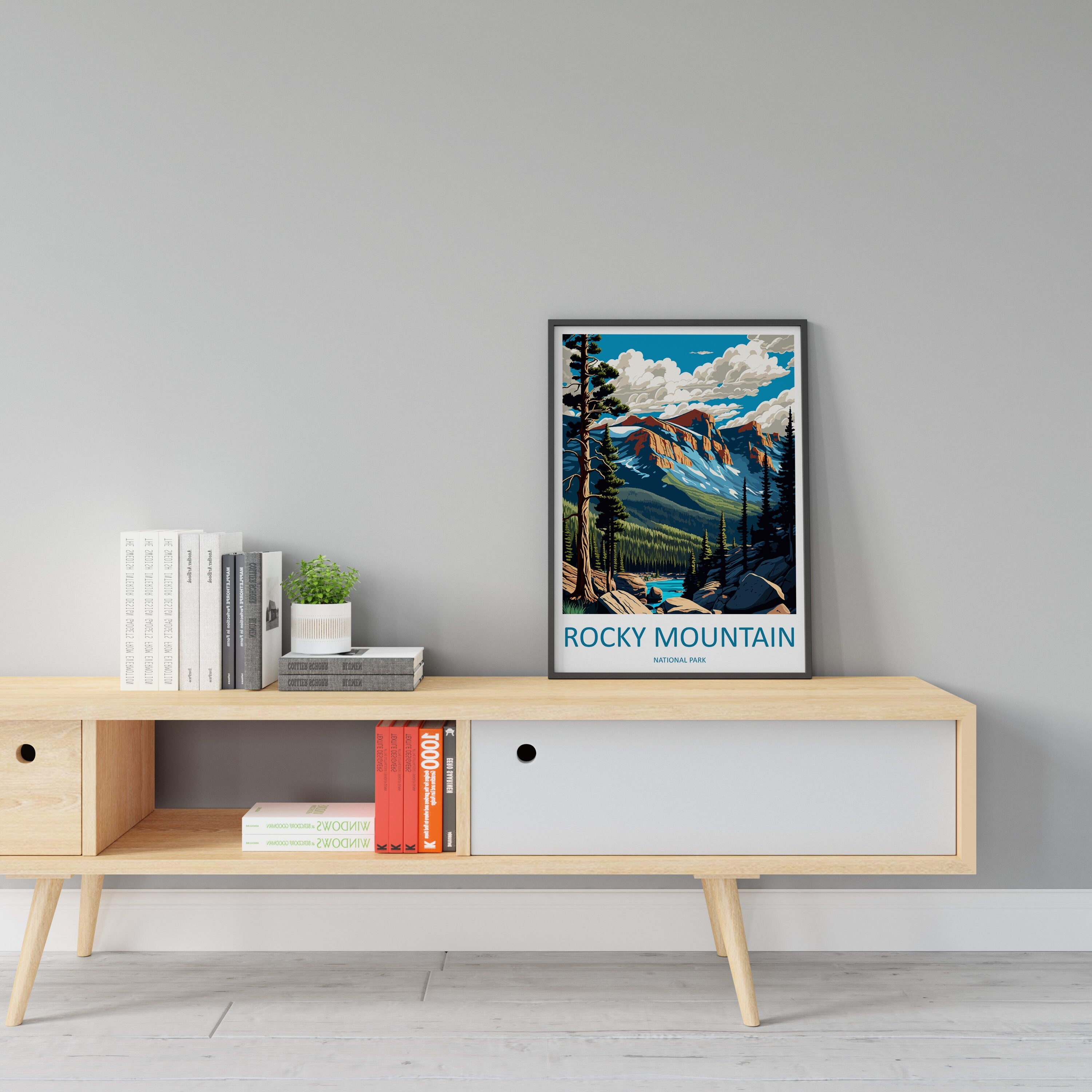 Rocky Mountain National Park Travel Print