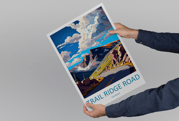 Trail Ridge Road Travel Print Wall Art Trail Ridge Road Wall Hanging Home Décor Trail Ridge Road Gift Art Lovers Colorado Art Gift Lover