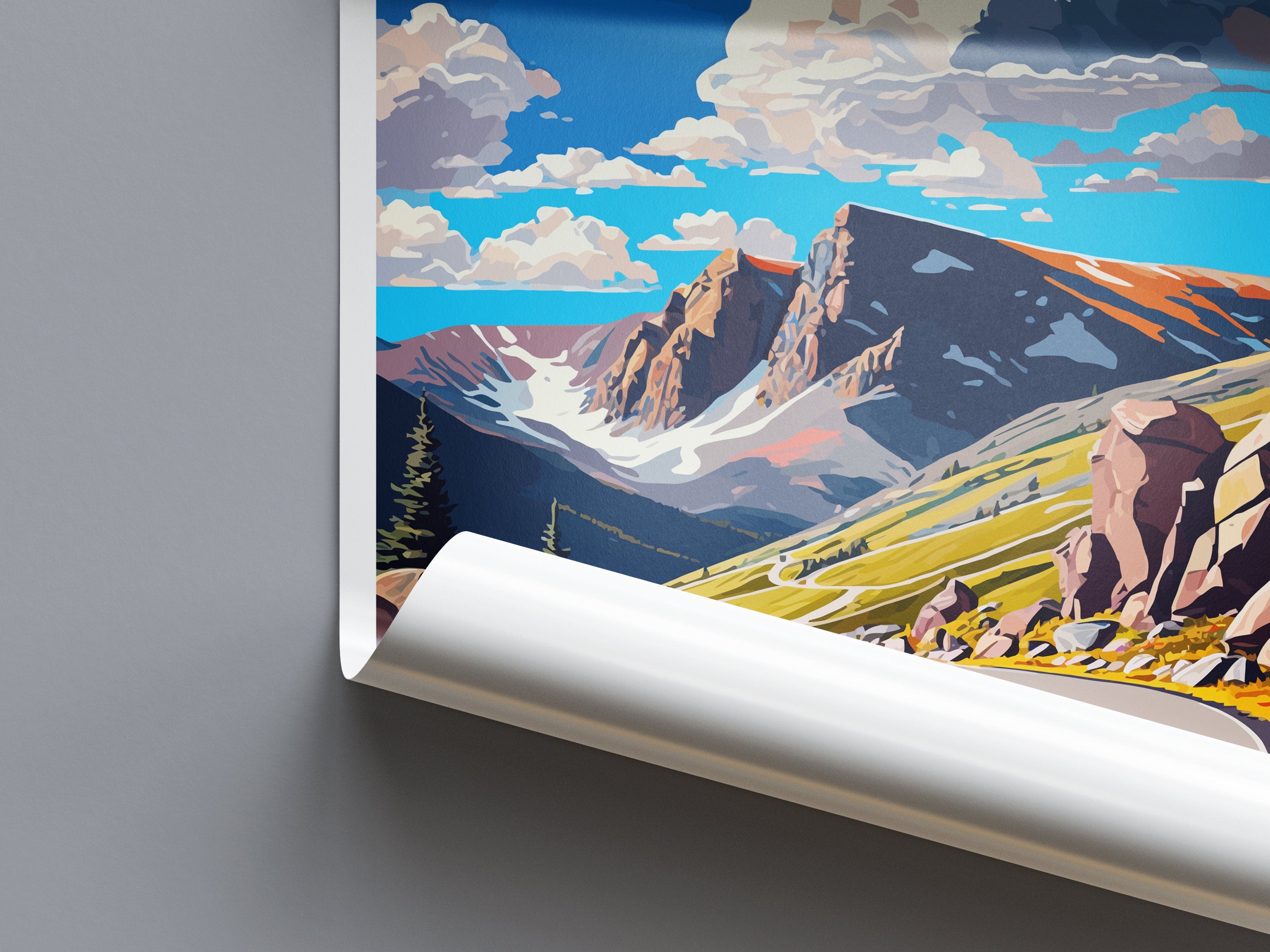 Trail Ridge Road Travel Print