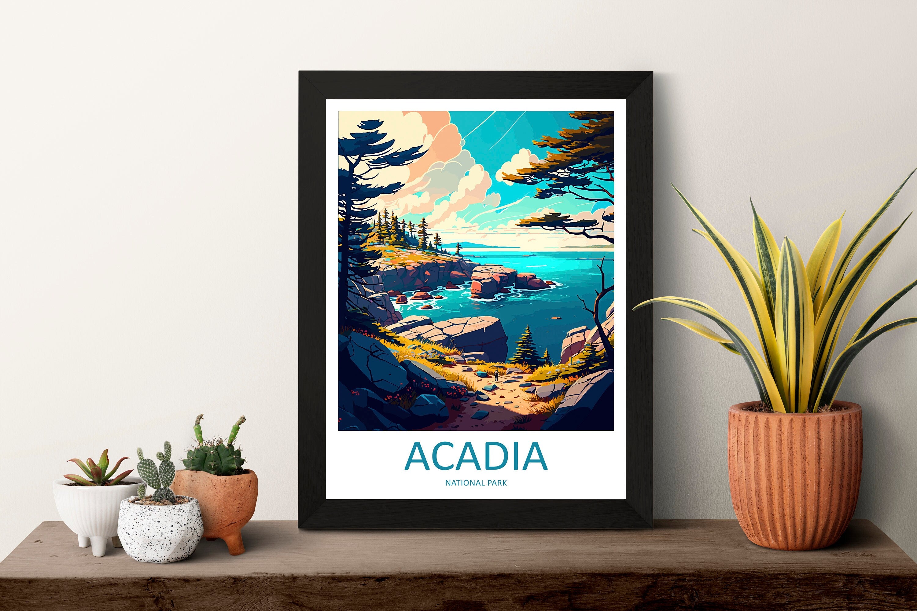 Acadia National Park Travel Print