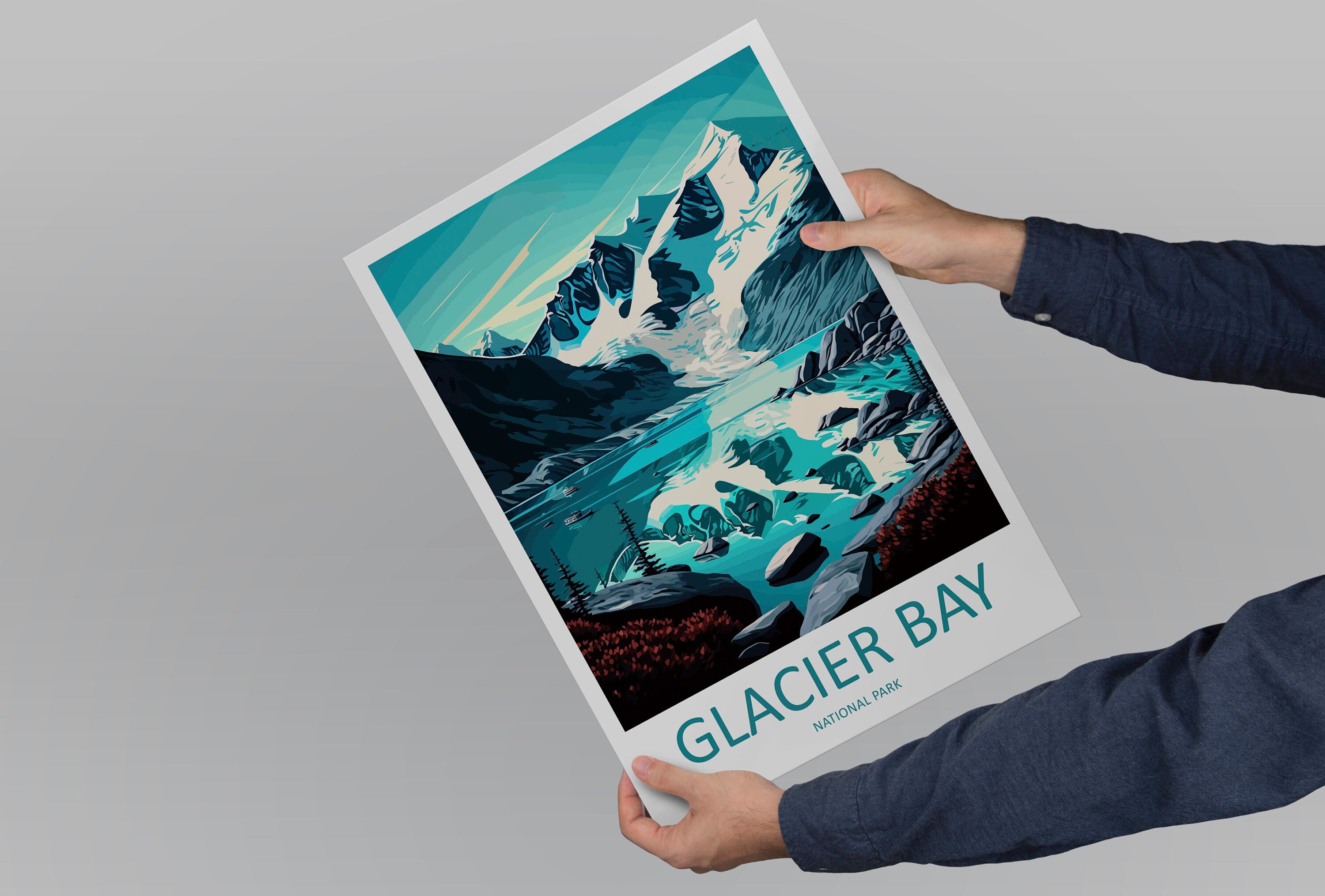 Glacier Bay National Park Travel Print