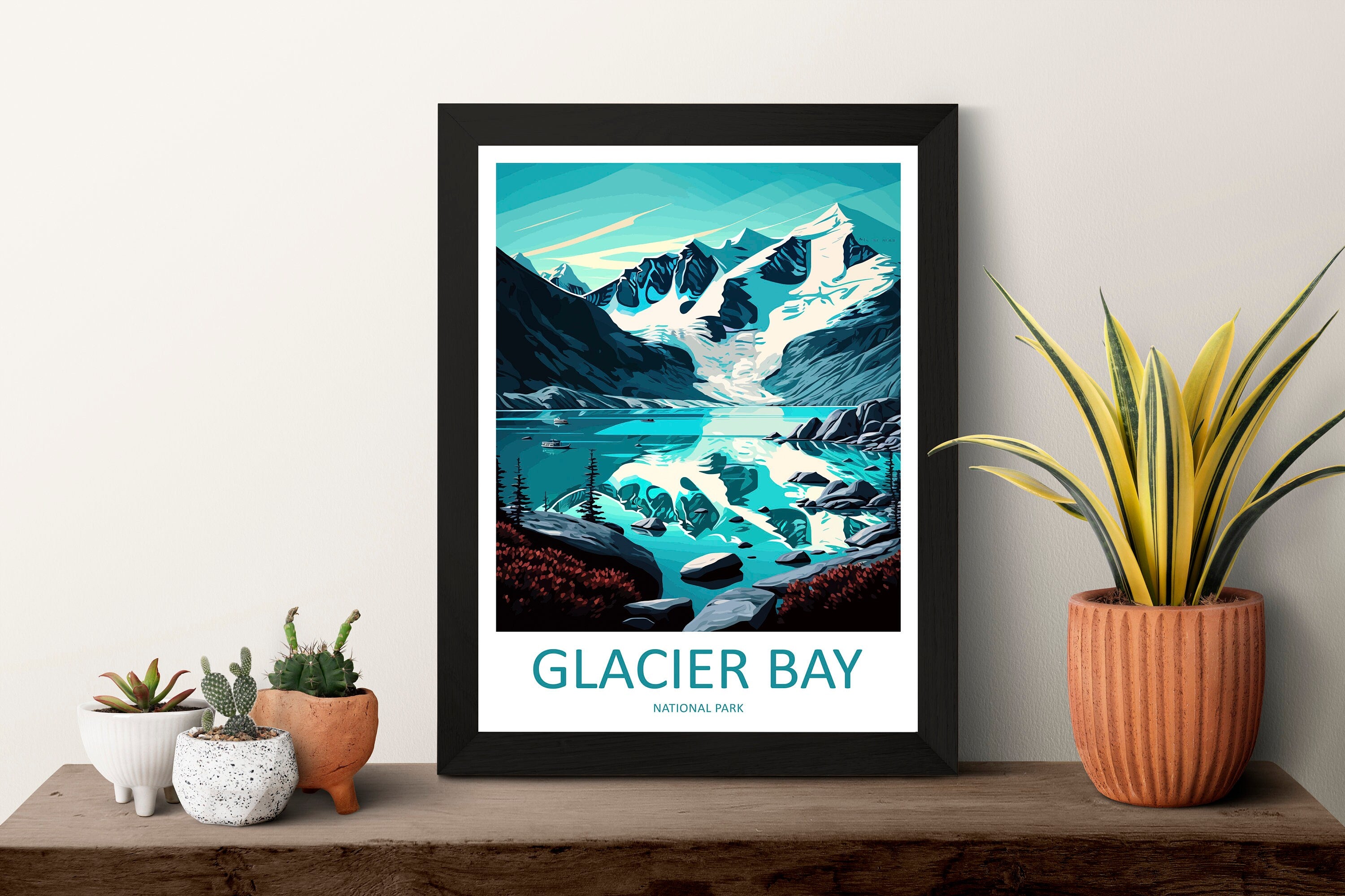 Glacier Bay National Park Travel Print