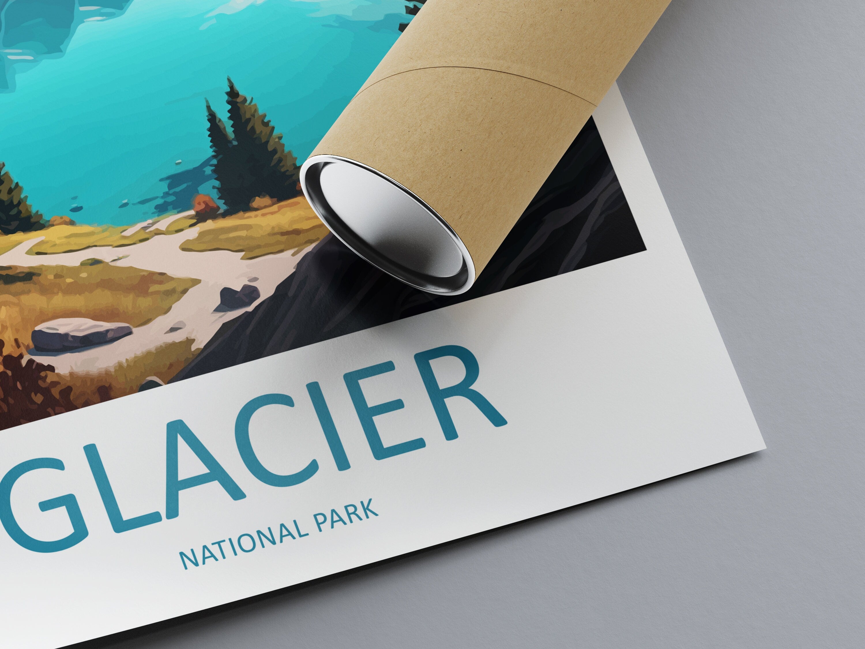 Glacier National Park Travel Print