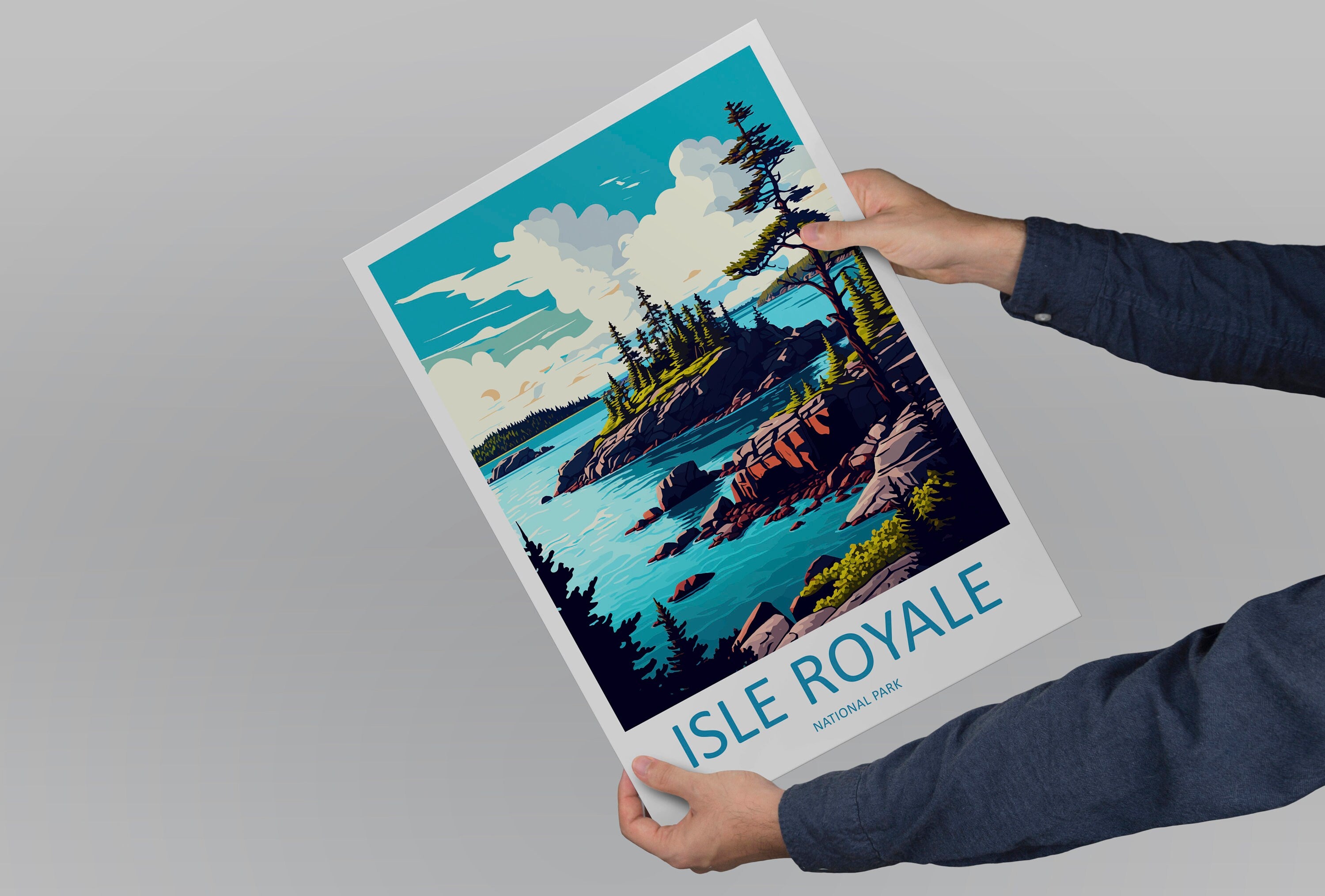 Isle Royale National Park Travel Print