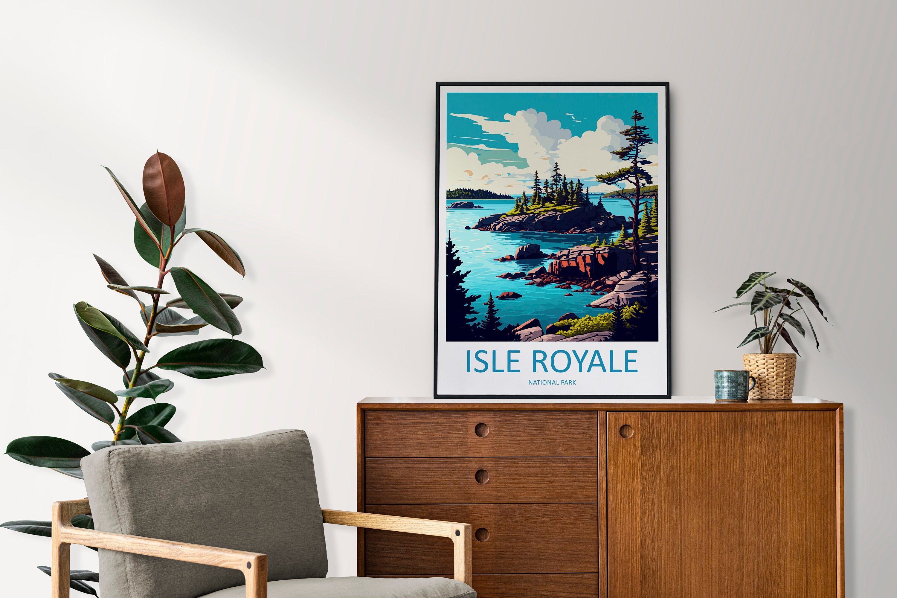 Isle Royale National Park Travel Print