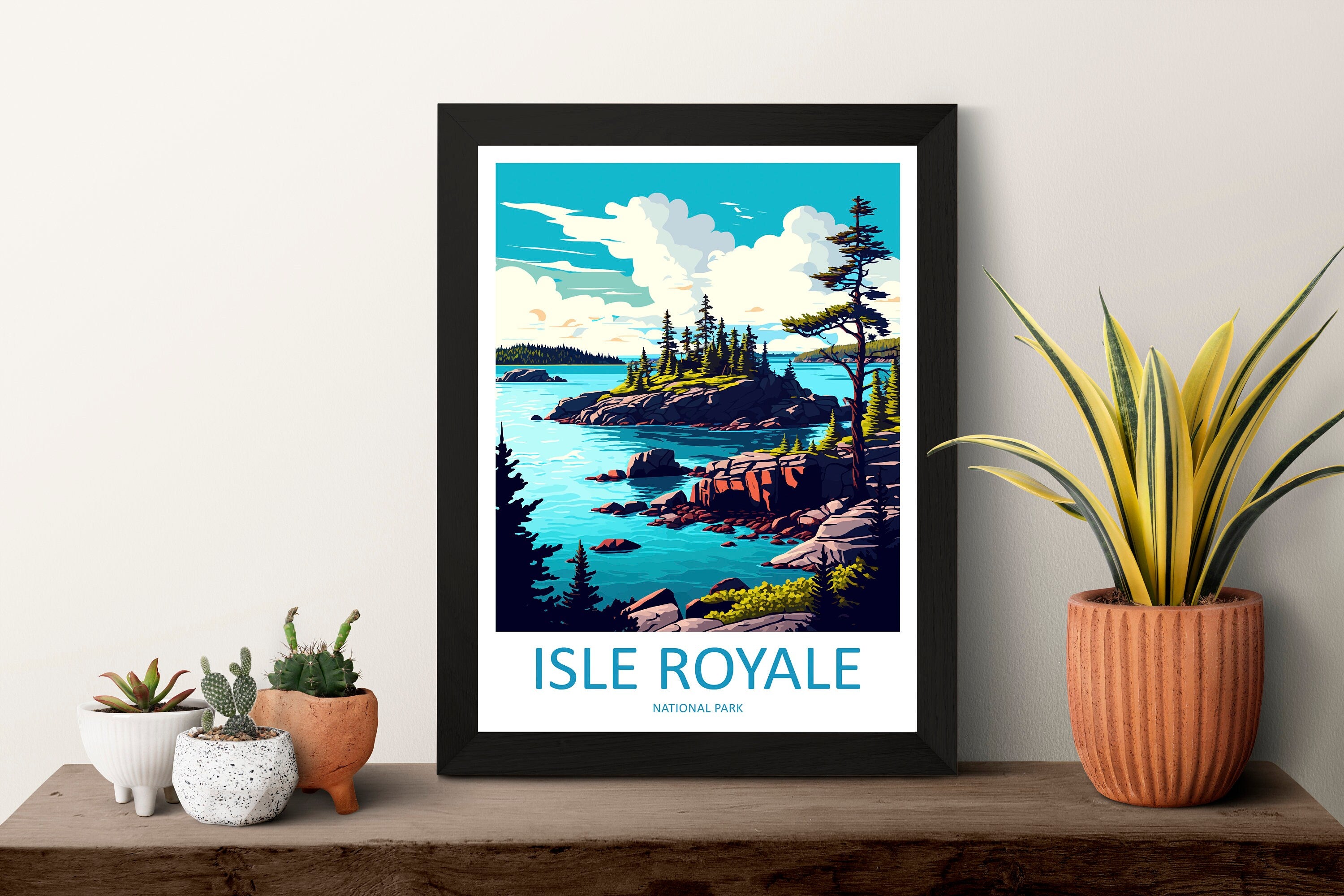 Isle Royale National Park Travel Print