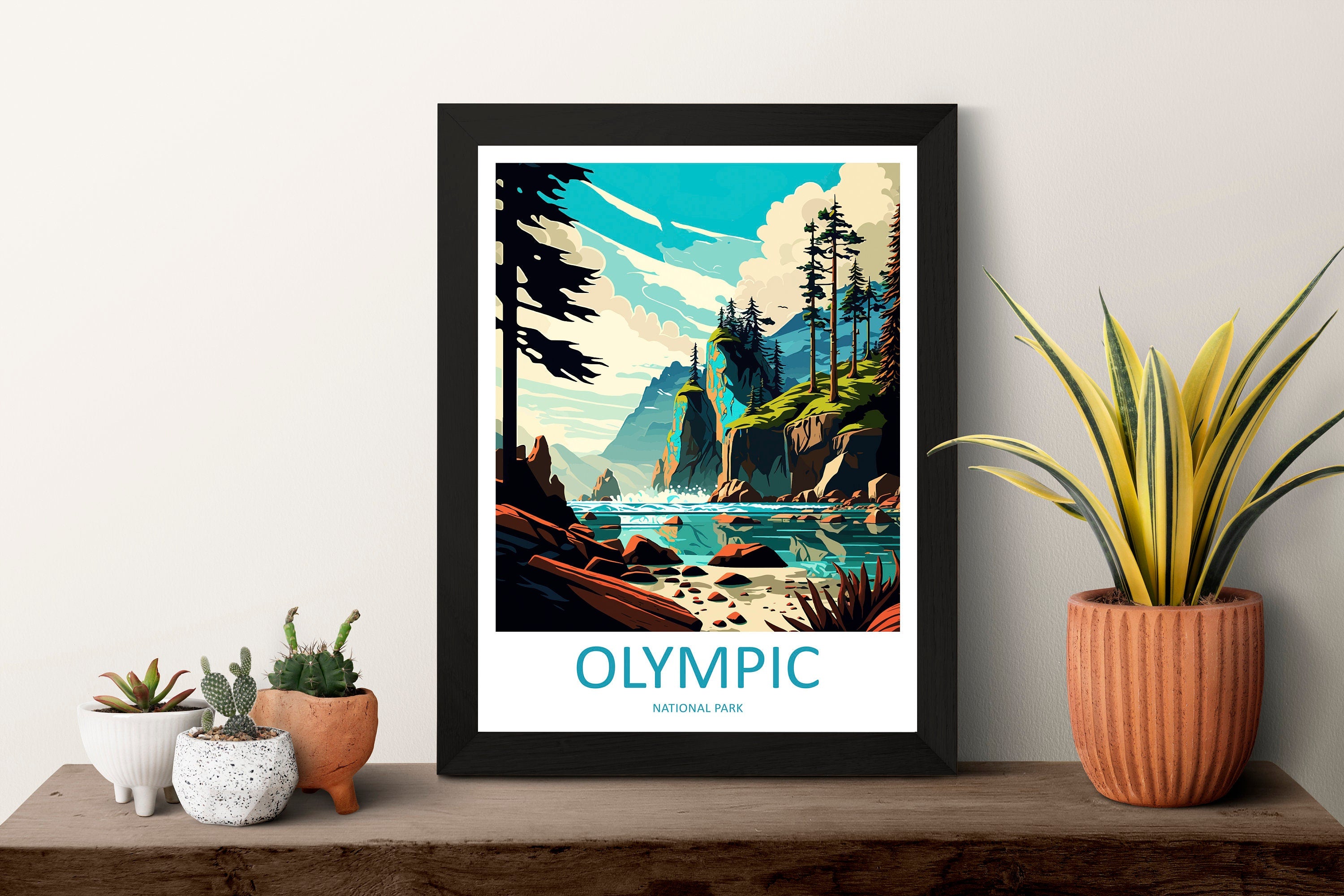 Olympic National Park Travel Print