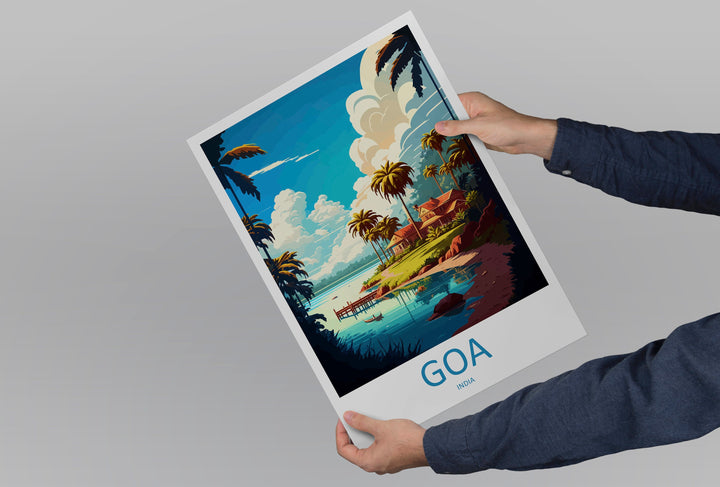 Goa Travel Print Wall Art Goa Wall Hanging Home Décor Goa Gift Art Lovers India Art Lover Gift Wall Décor