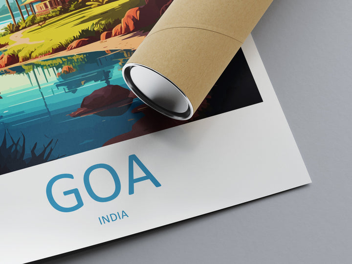 Goa Travel Print Wall Art Goa Wall Hanging Home Décor Goa Gift Art Lovers India Art Lover Gift Wall Décor