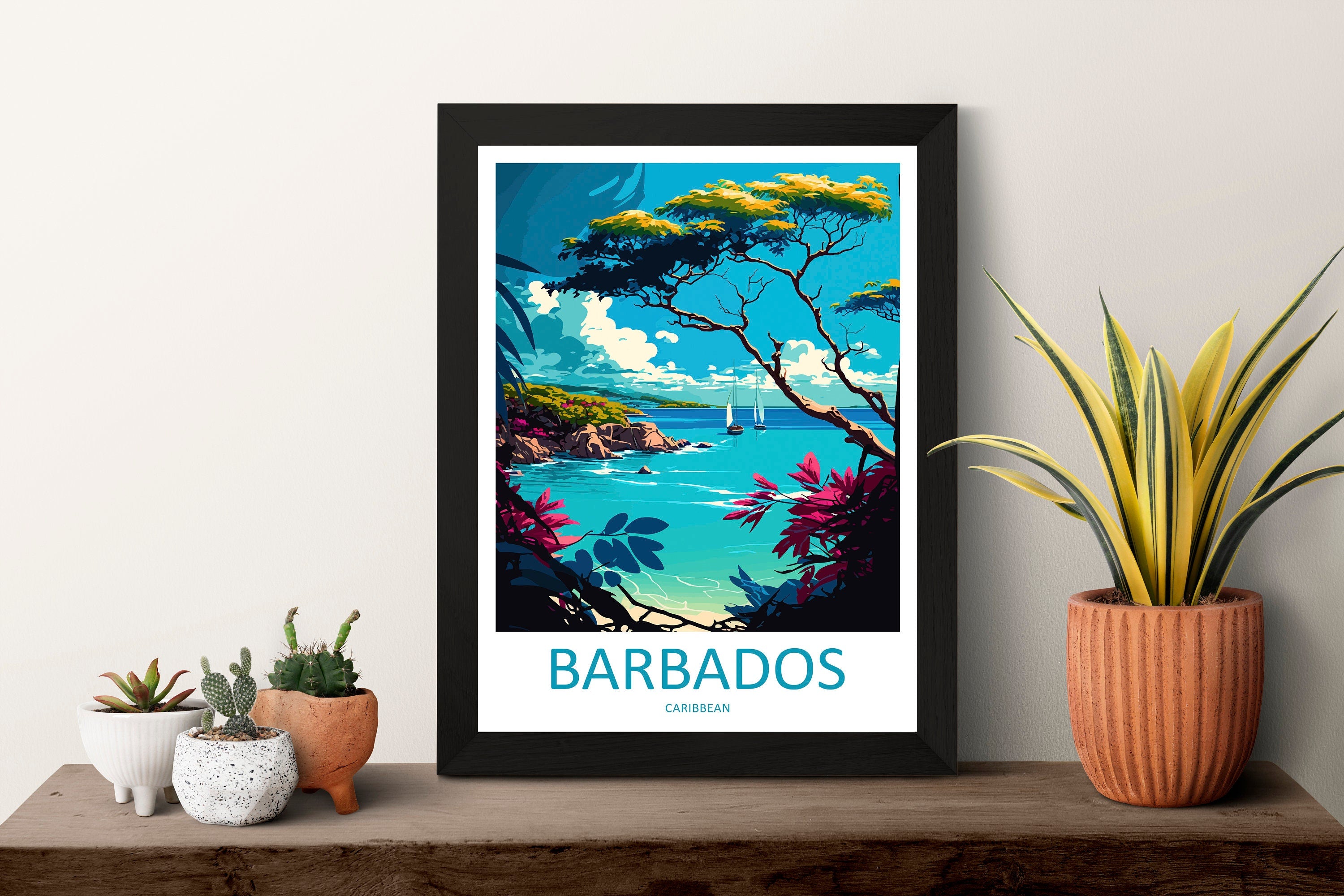 Barbados Travel Print