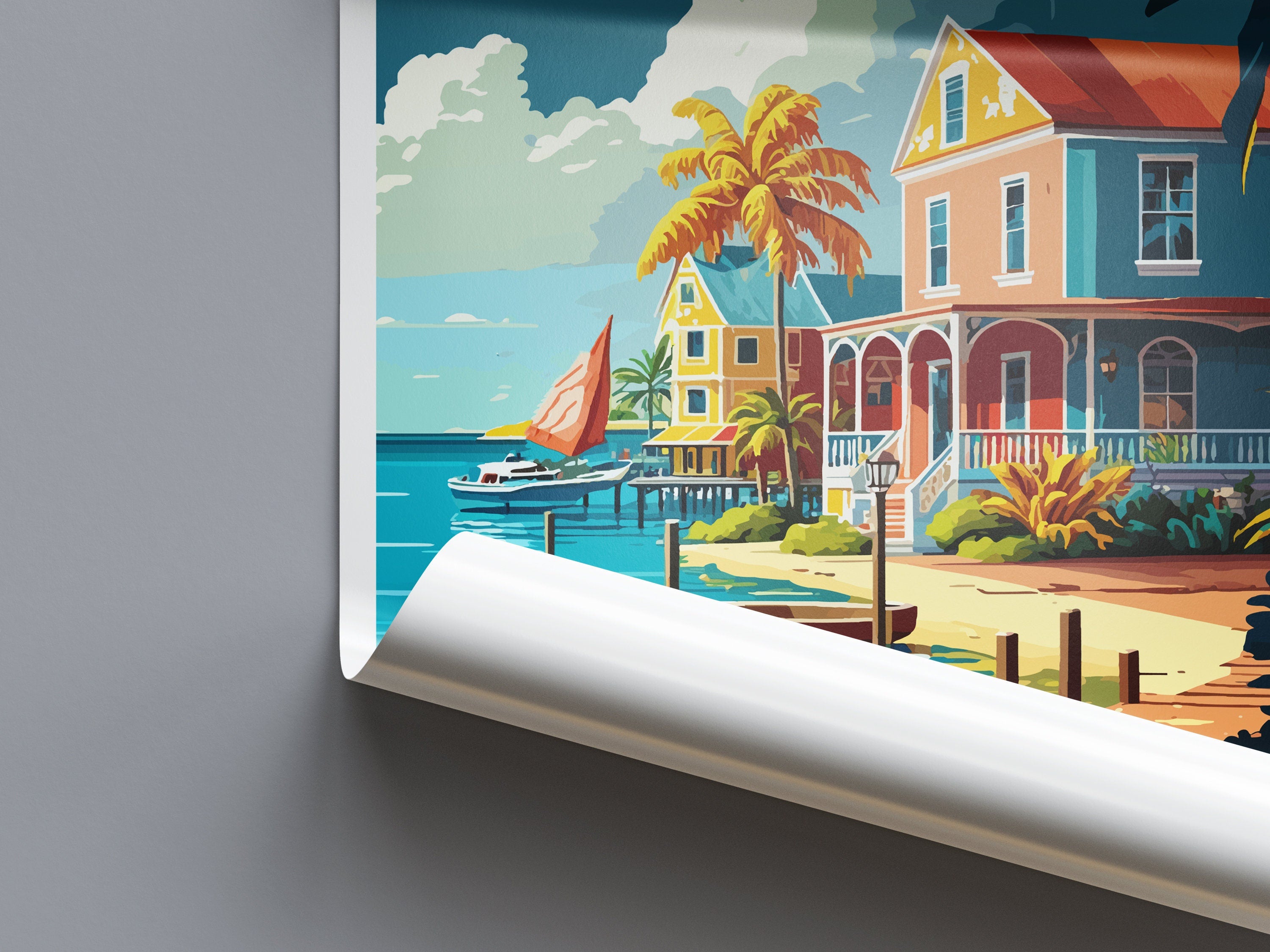 Cayman Islands Travel Print