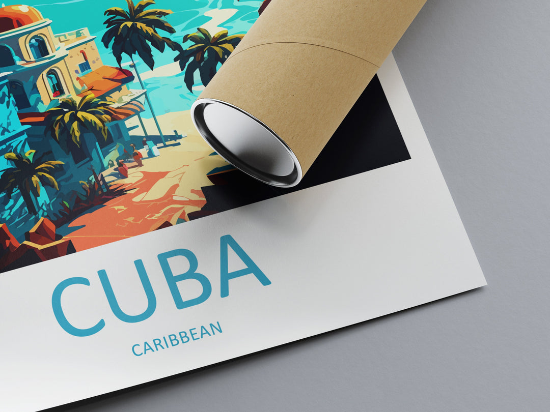 Cuba Travel Print Wall Art Cuba Wall Hanging Home Décor Cuba Gift Art Lovers Wall Art Caribbean Travel Print Poster Gift For Caribbean Art