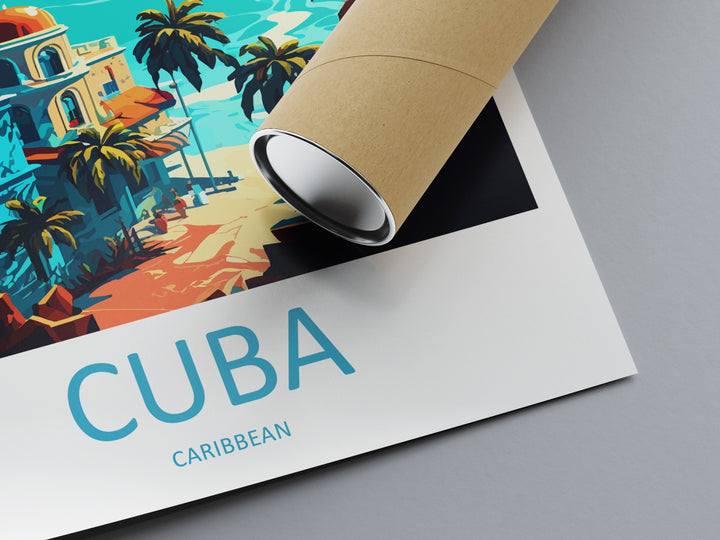 Cuba Travel Print Wall Art Cuba Wall Hanging Home Décor Cuba Gift Art Lovers Wall Art Caribbean Travel Print Poster Gift For Caribbean Art