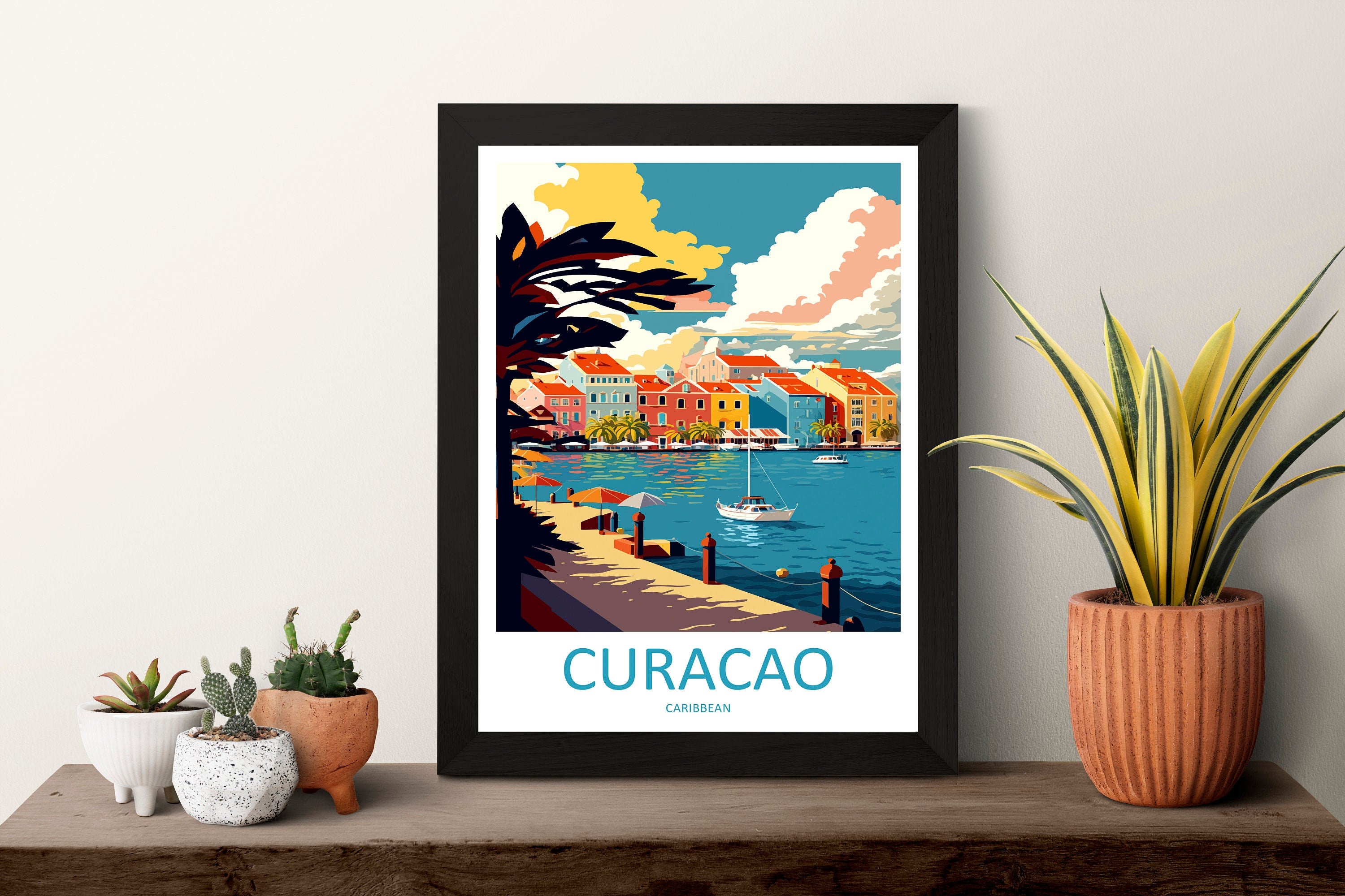 Curaçao Travel Print