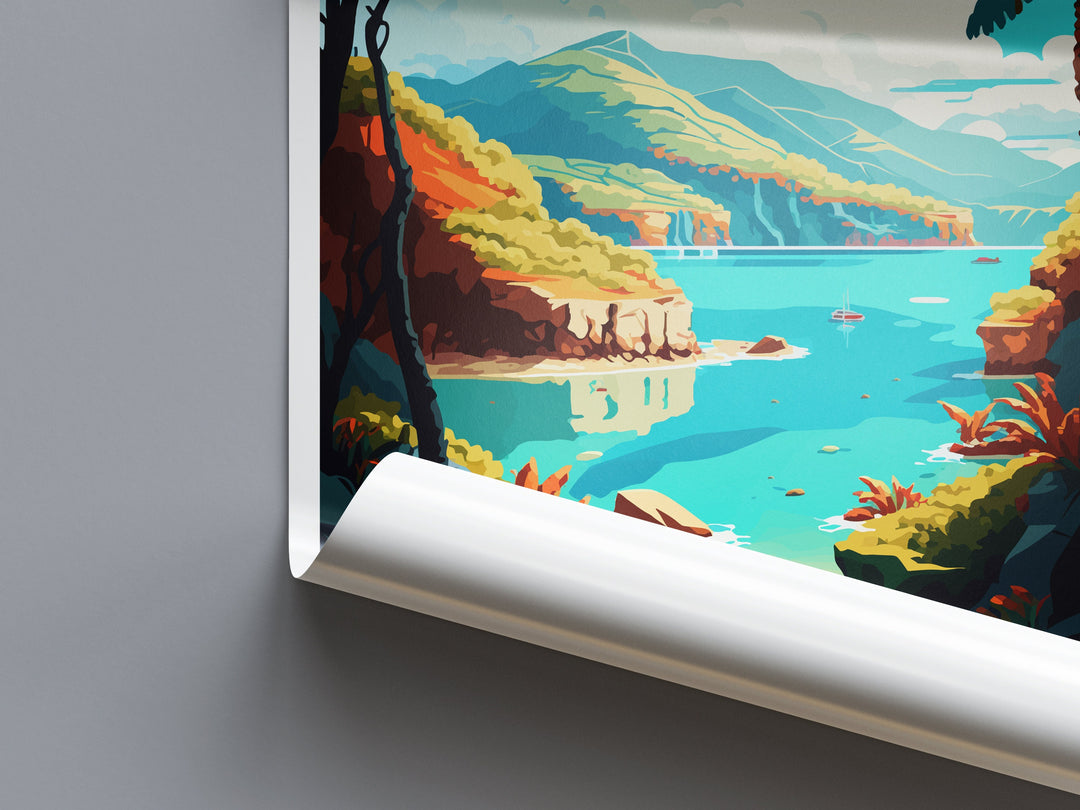 Puerto Rico Travel Print Wall Art Puerto Rico Wall Hanging Home Décor Puerto Rico Gift Art Lovers Wall Art Caribbean Travel Print Poster