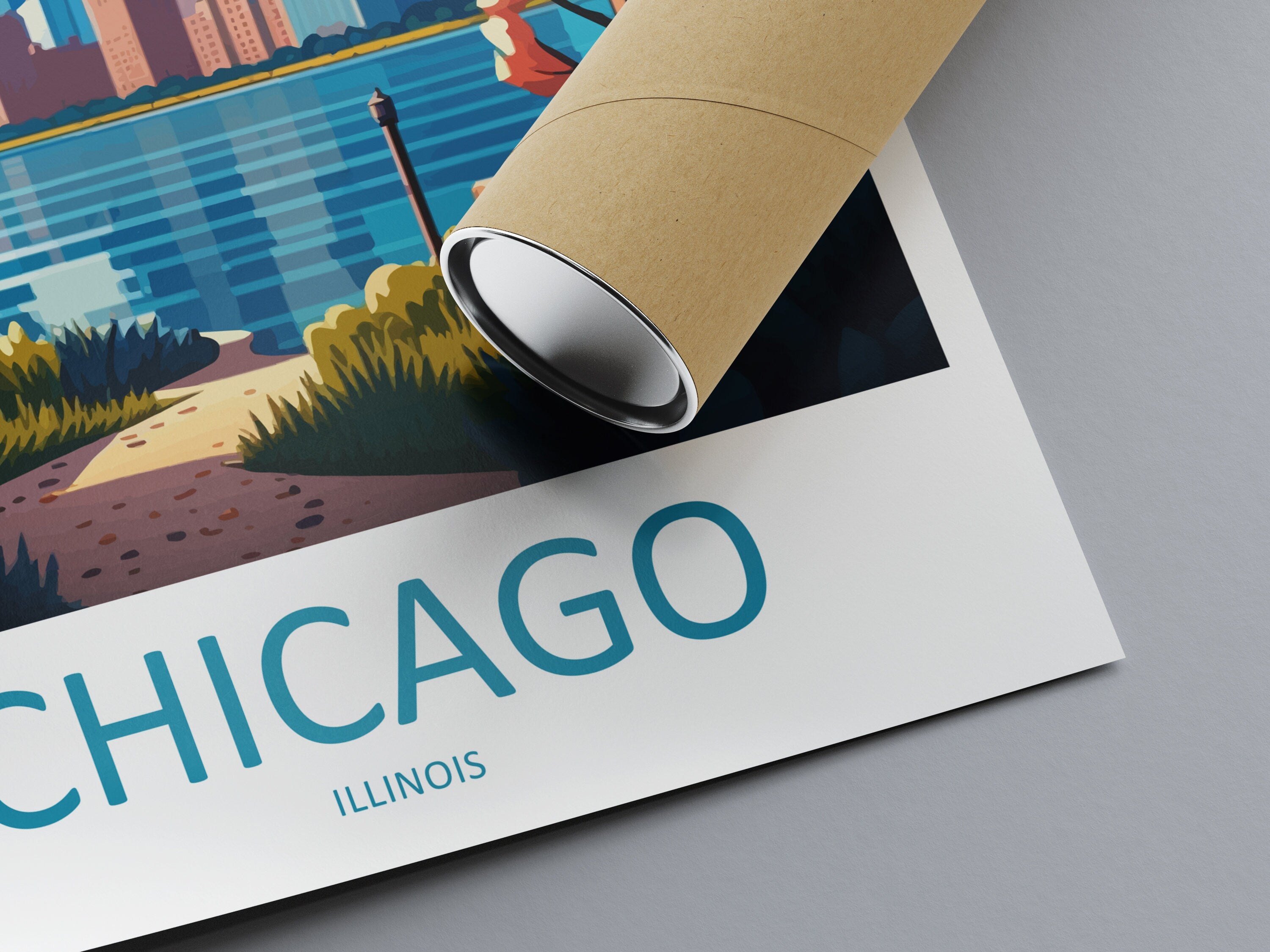 Chicago Travel Print