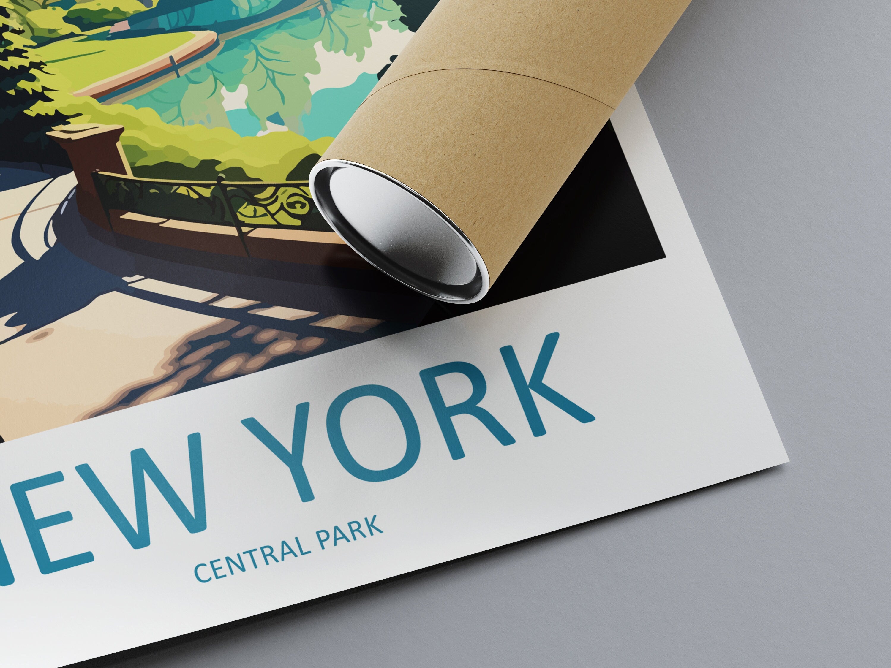 Central Park New York Travel Print