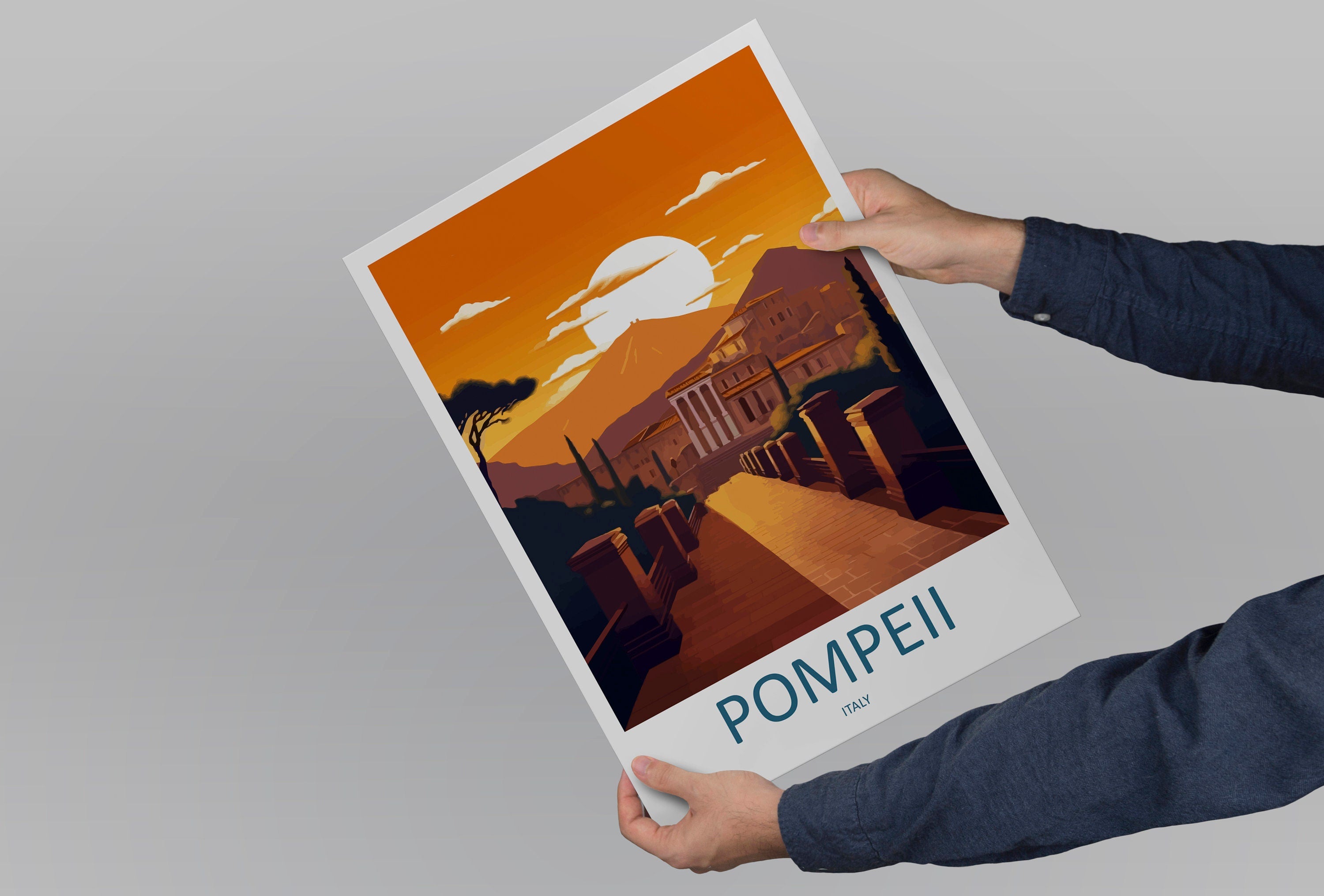 Pompeii Travel Print