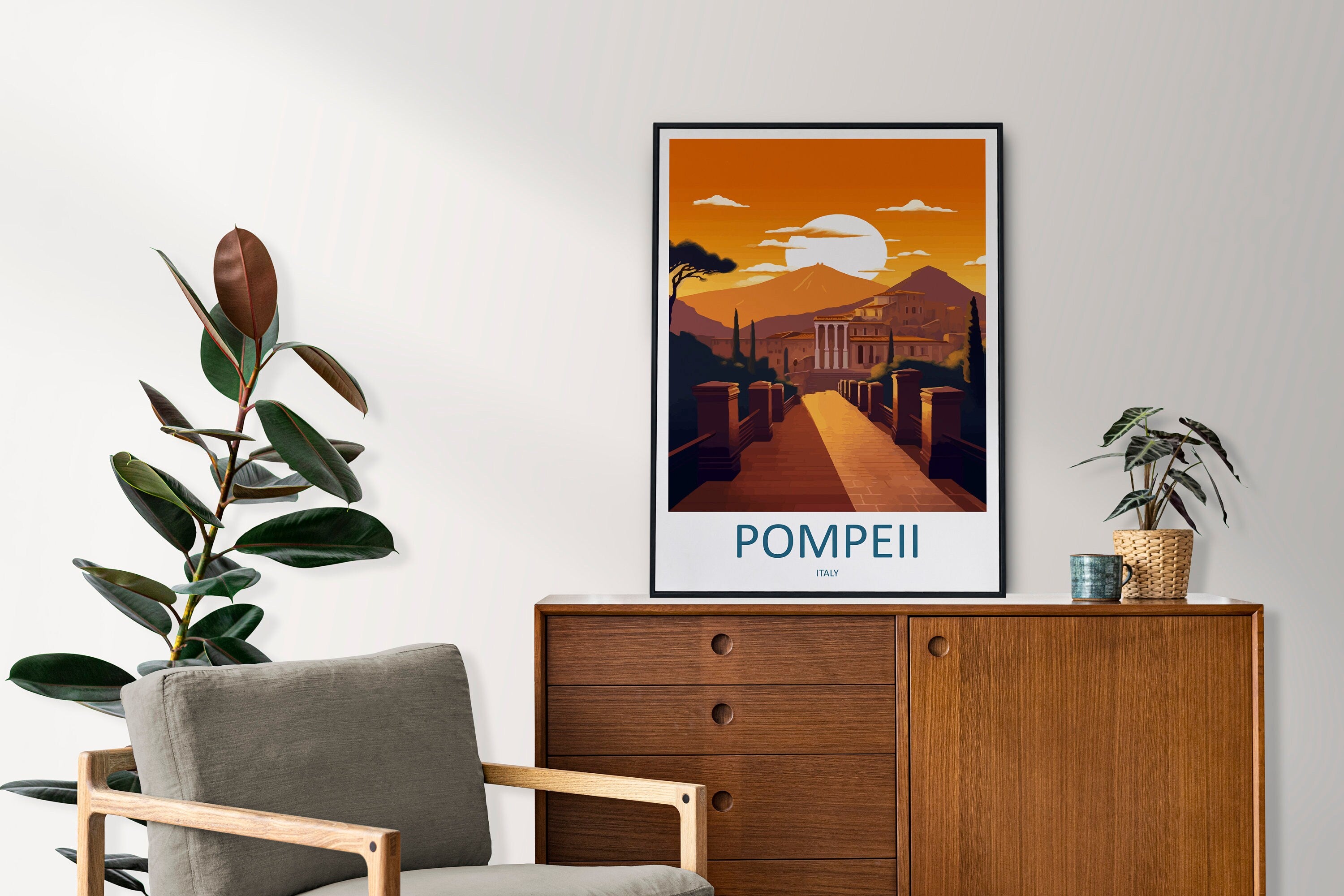 Pompeii Travel Print